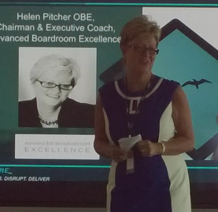 Helen Pitcher speaks at the 02 women in leadership networking event