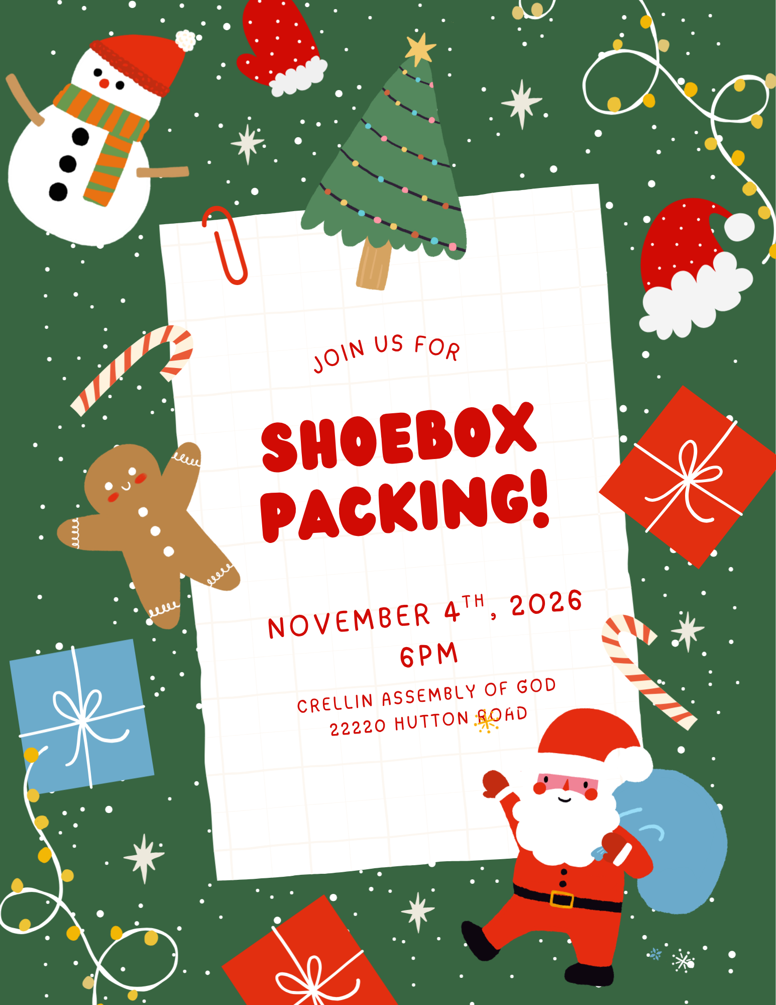 Shoebox Stuffing