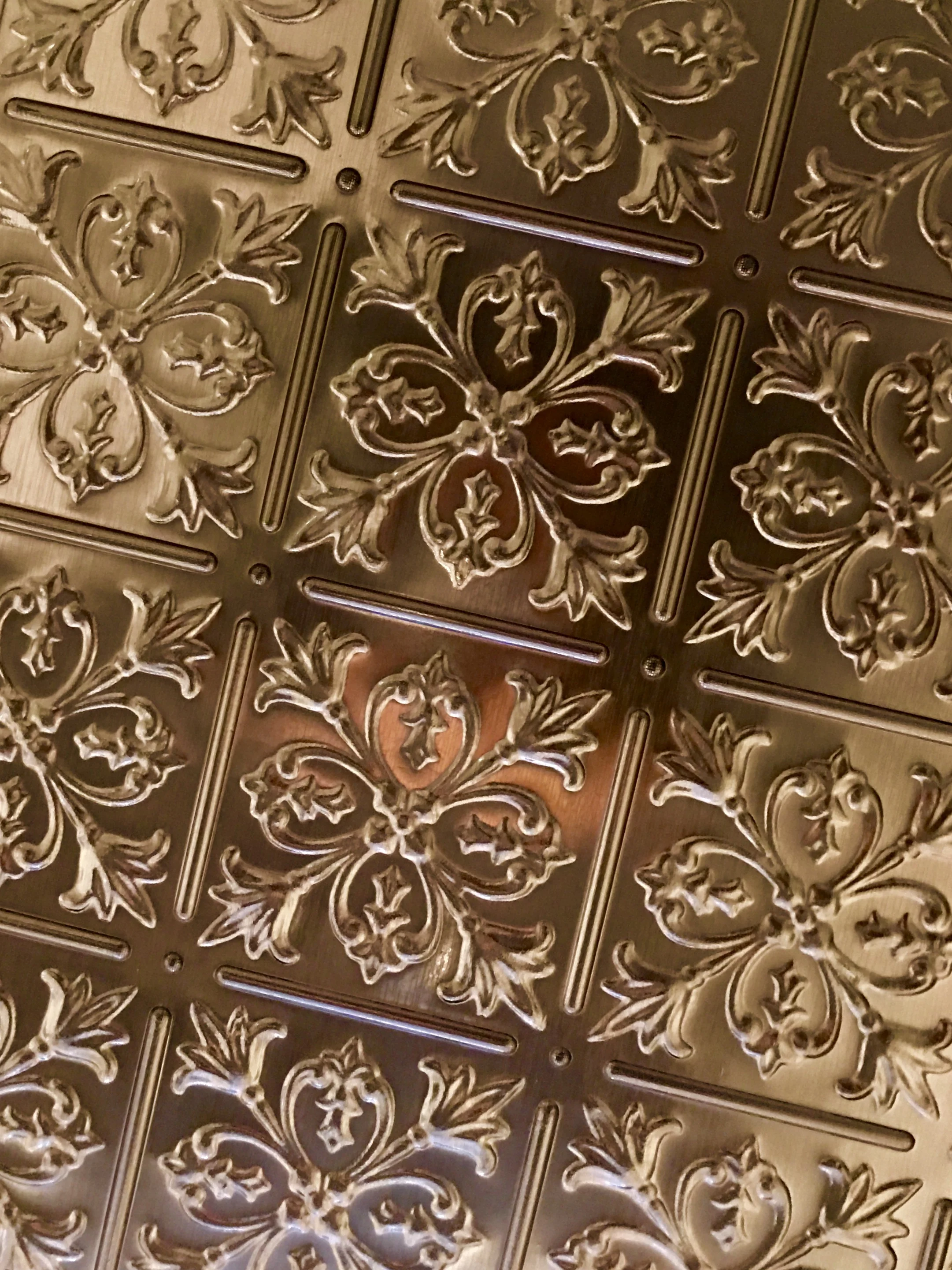 San Francisco dental office patterned cieling tiles