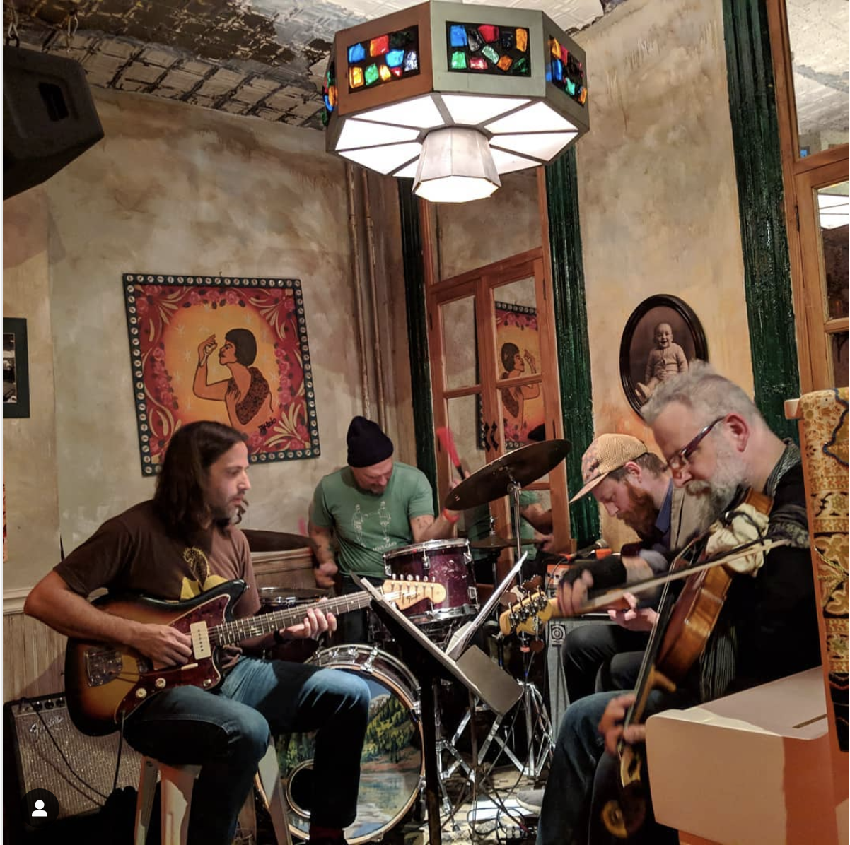 with Mat Maneri, Simon Jermyn, Dave King Cafe Lunatico - NYC 3/18/2019