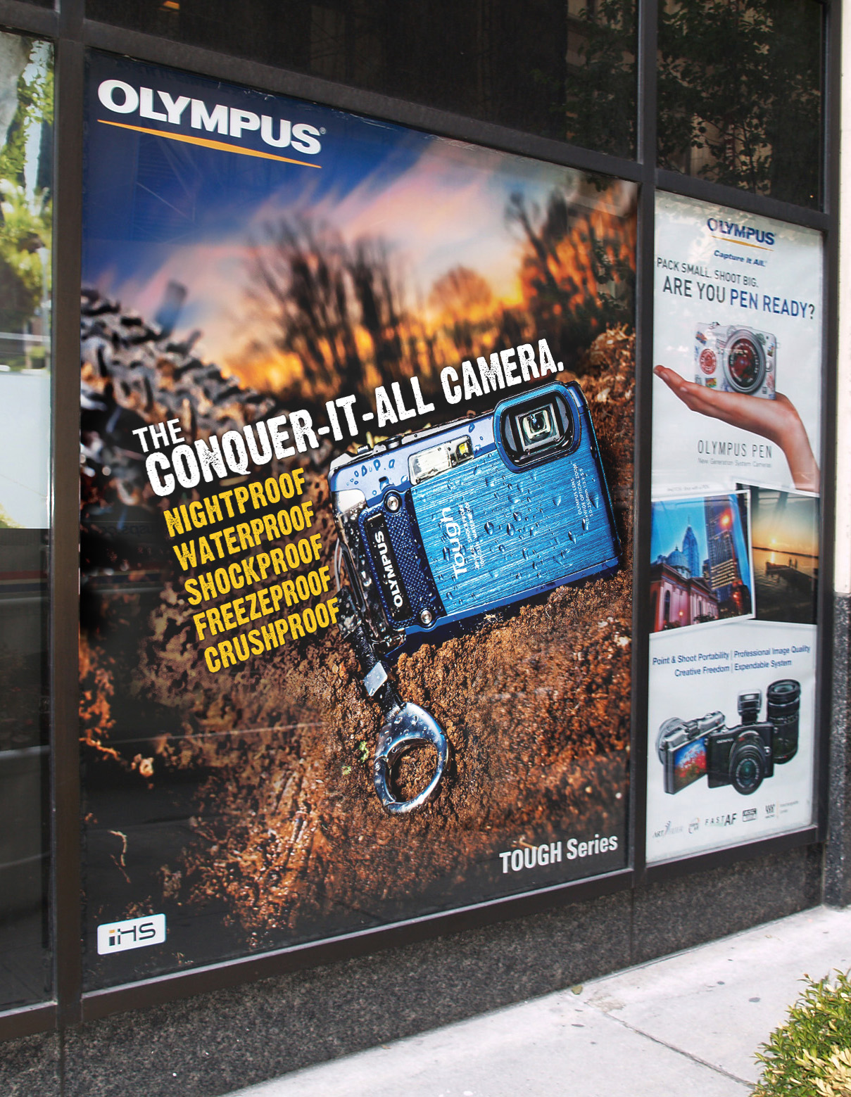 Olympus Store Window