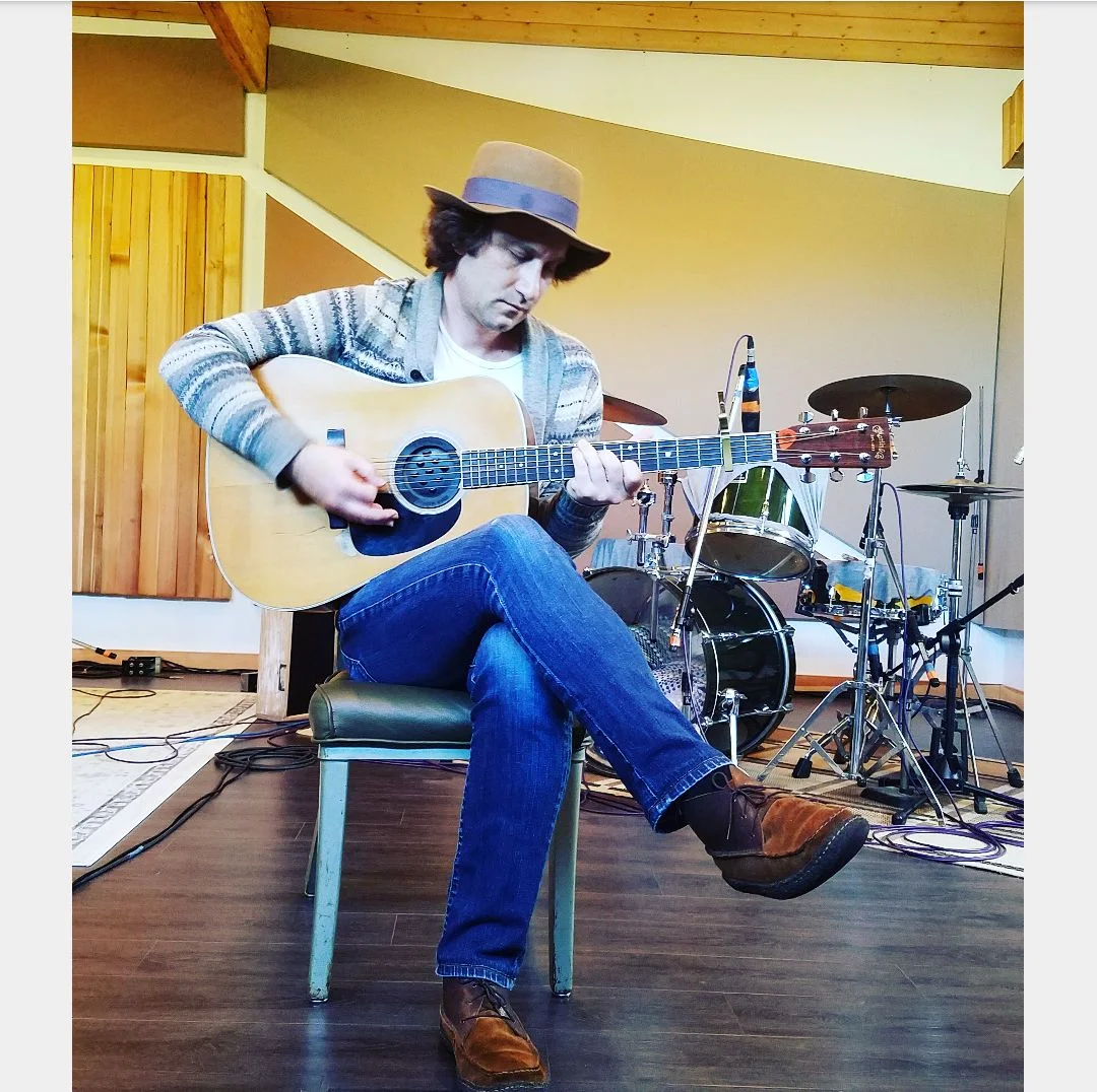 Mike Vitale in San Pedro, CA performing at a recording studio.
