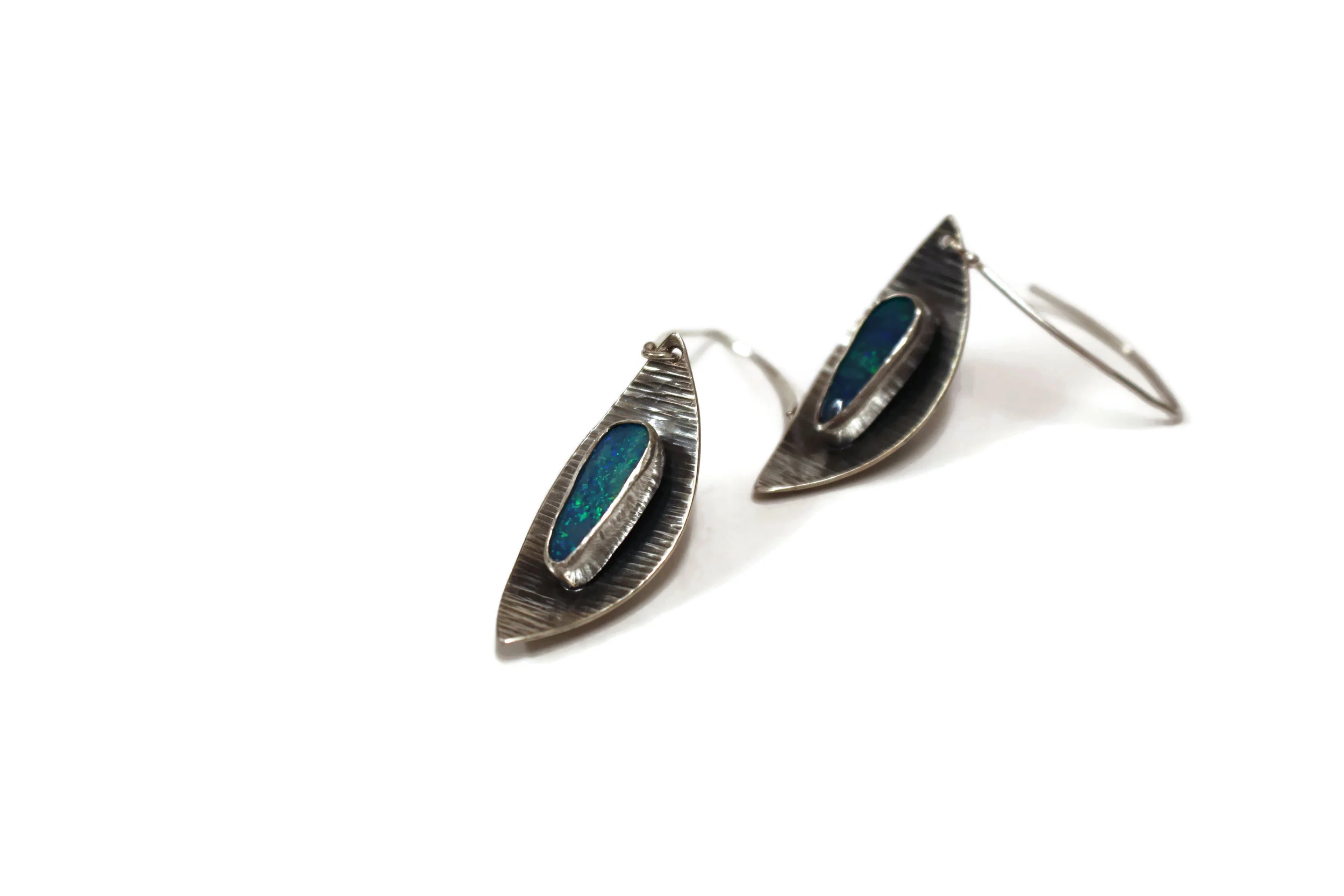 Australian opal earrings