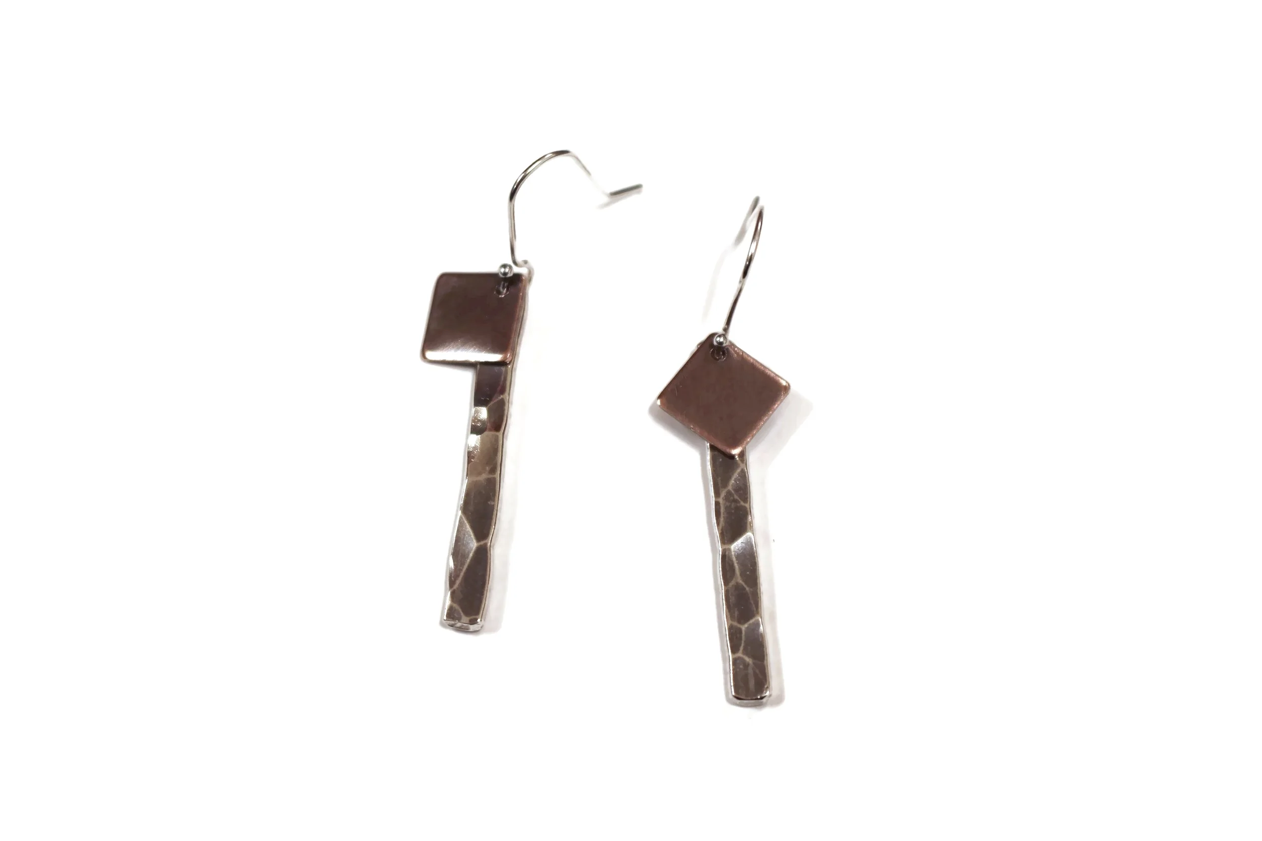 copper earrings