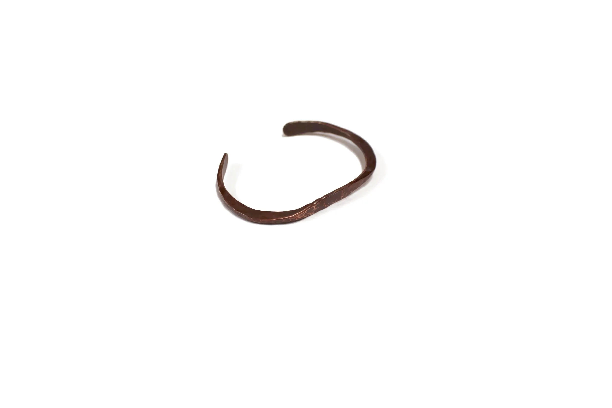 hammered bracelet