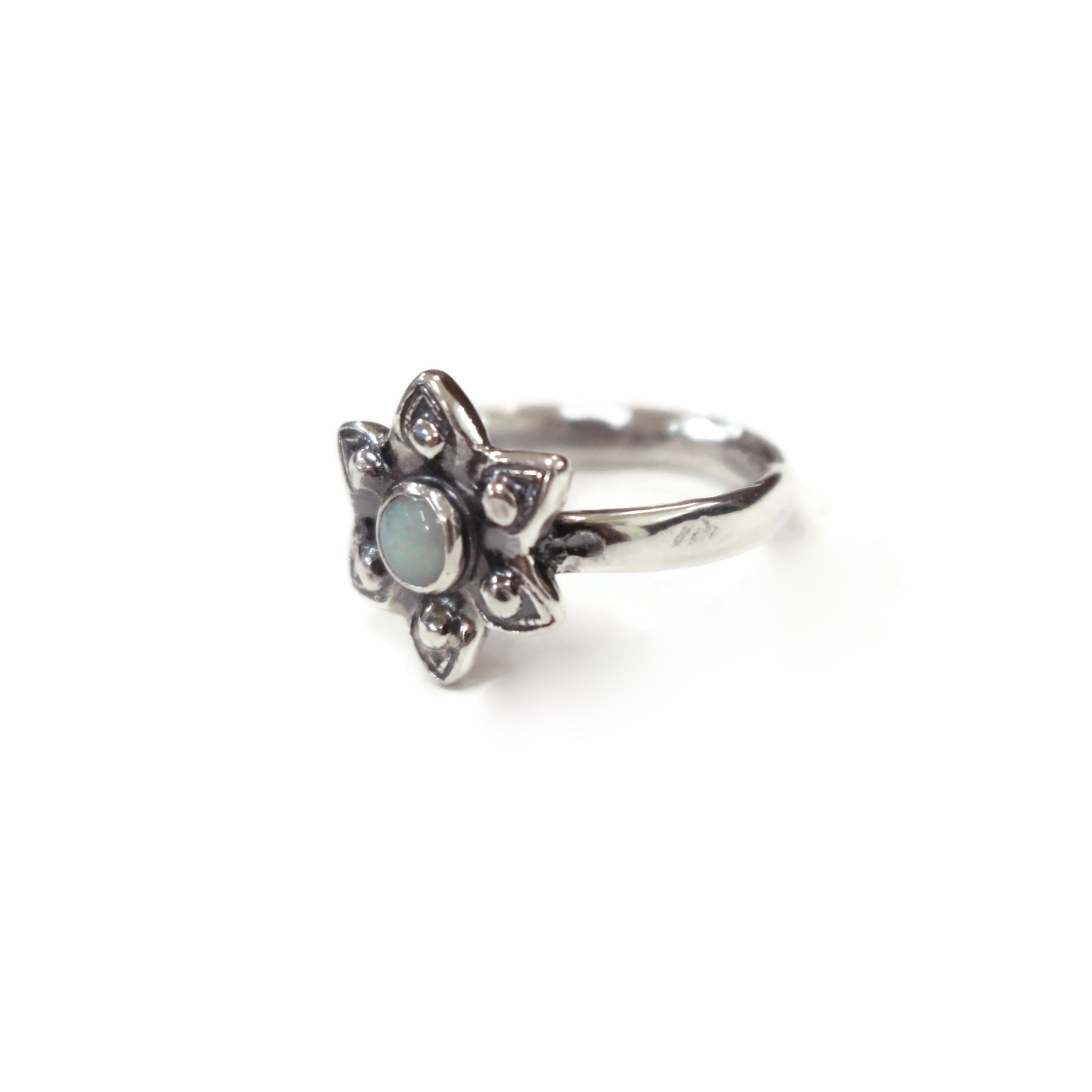 Copy of flower opal ring