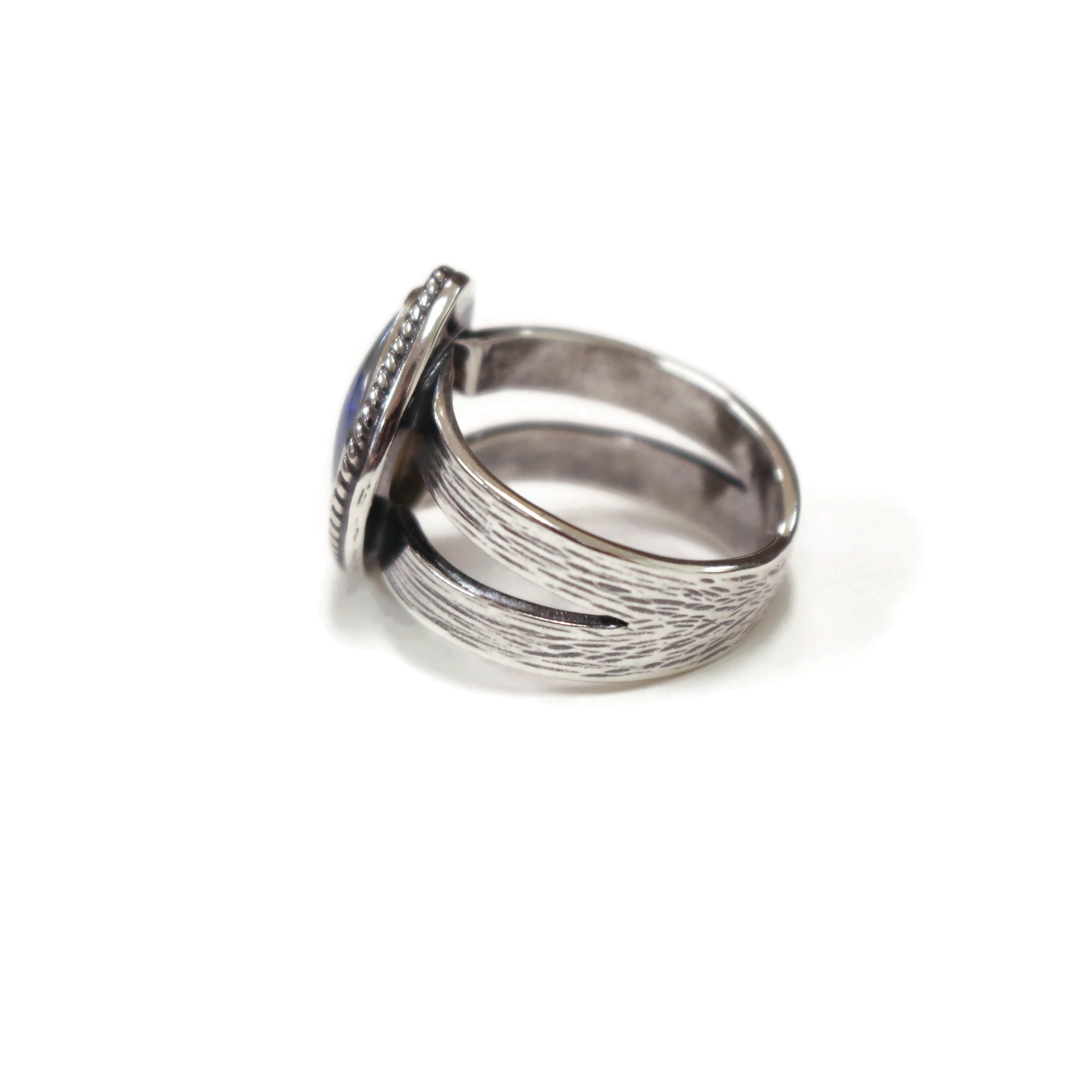 black fire opal ring