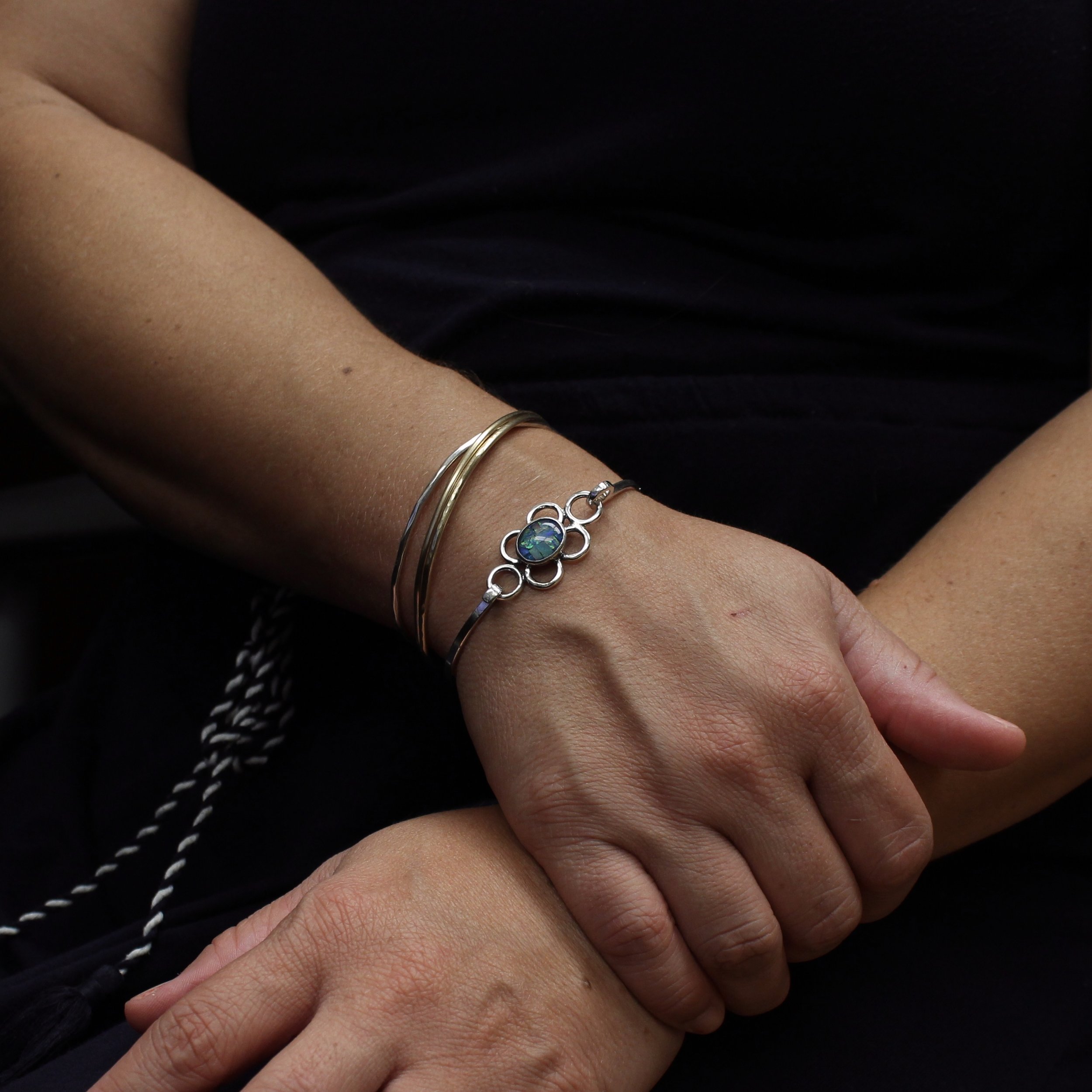 genuine opal bracelet