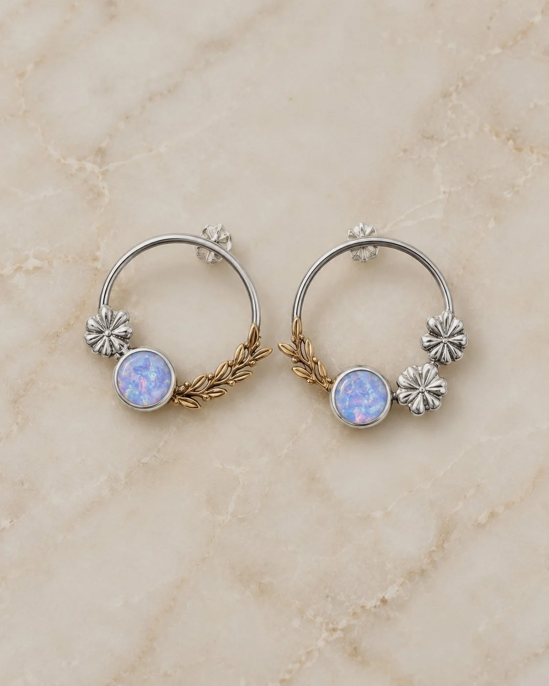 Garden Party opal earrings