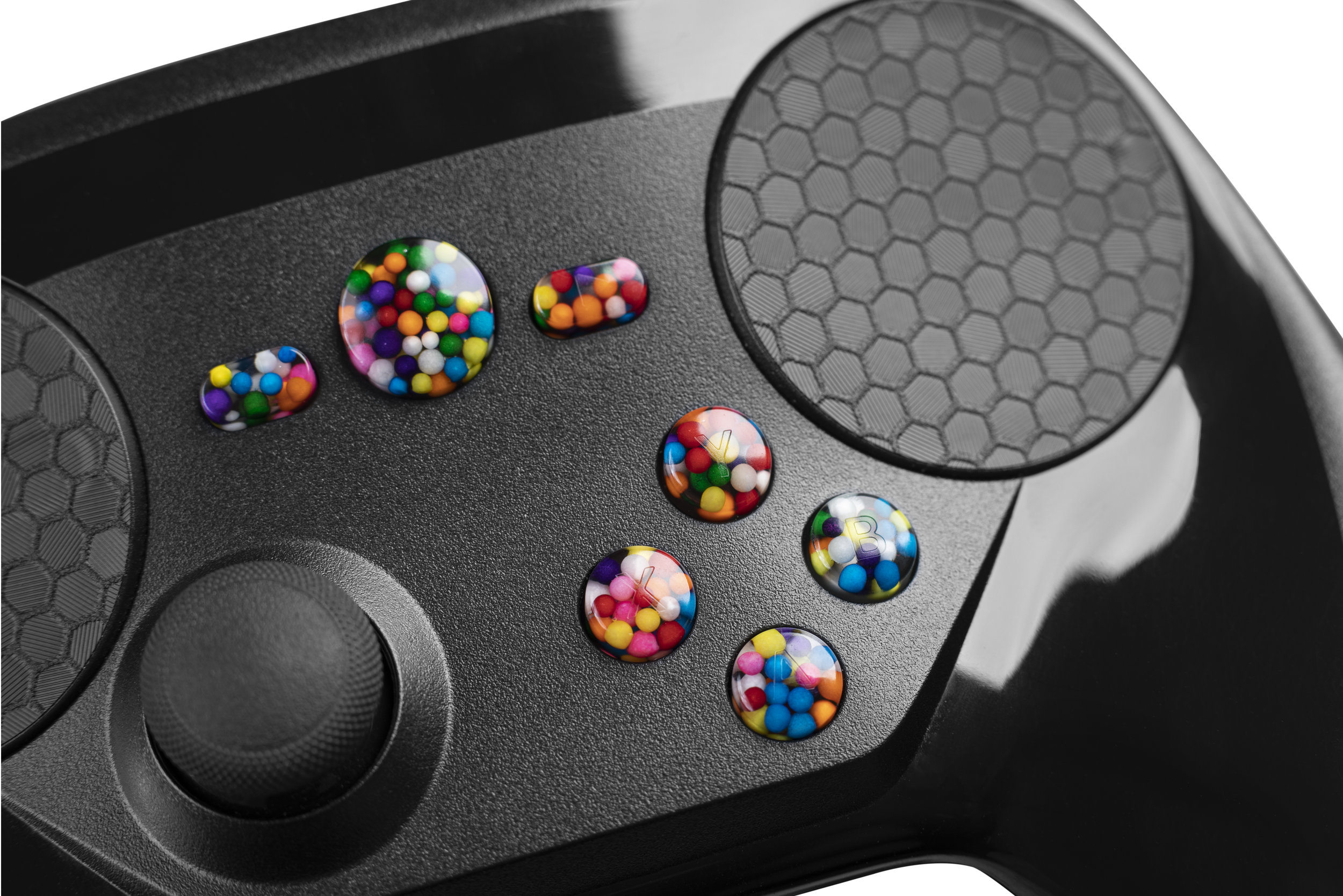 The World S Only Custom Buttons For The Steam Controller Colored Controllers