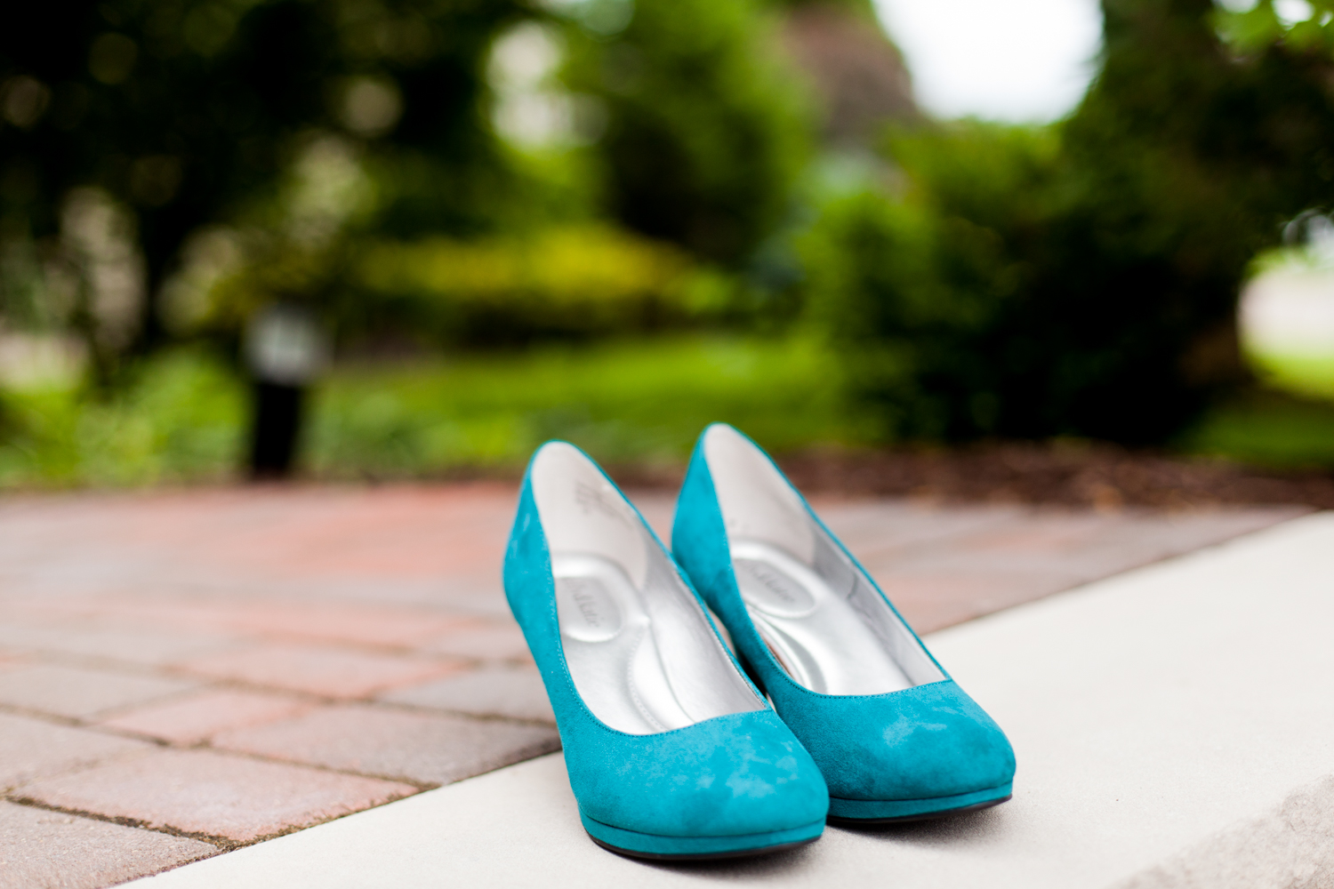  Teal bride shoes 