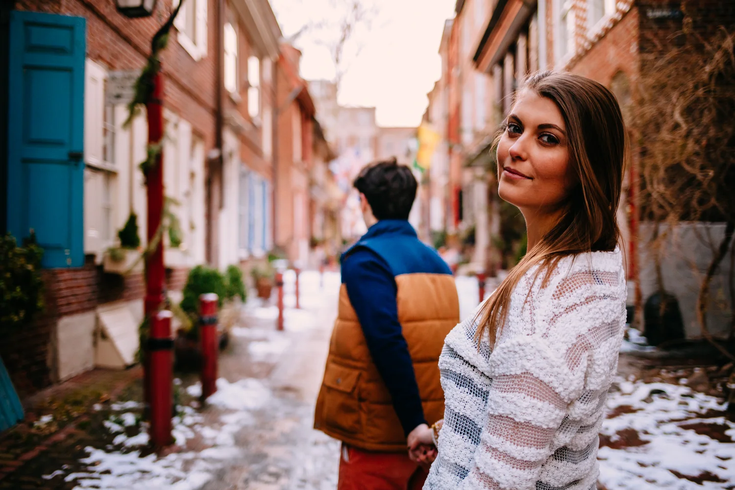 Philadelphia engagement photos, Philadelphia engagement photography, Philadelphia engagement photographer, engagement session in Philadelphia, city engagement photos, urban engagement photography, urban engagement session, city engagement photography, city engagement photographer, chic engagement photos, unique engagement photos, winter engagement photos, christmas engagement photos, engagement photos at christmas, twinkle lights, park engagement photos, engagement photos in a park