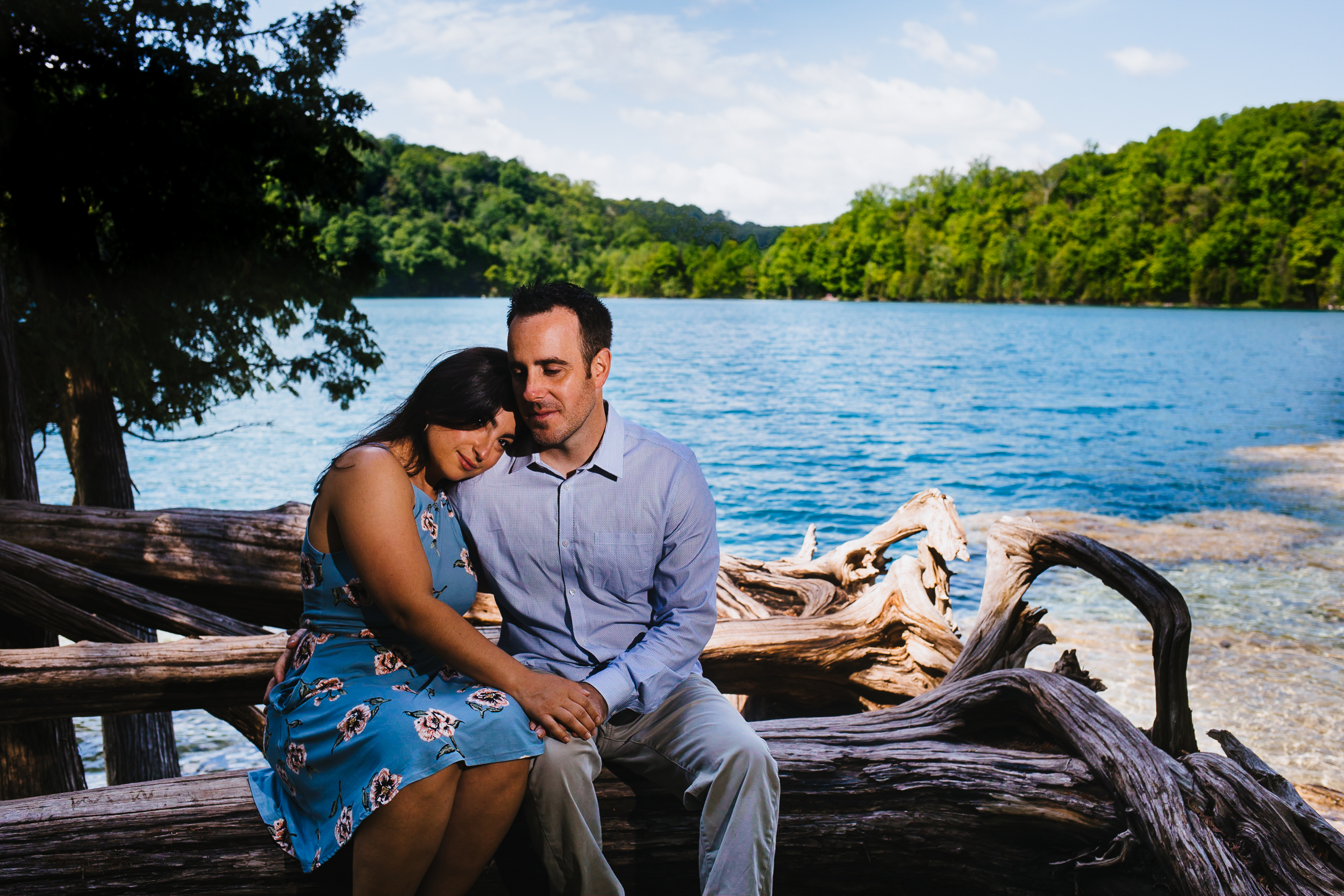 Syracuse NY engagement photographer, Syracuse ny engagement photography, Syracuse NY engagement photos, engagement session in syracuse NY, Green Lakes engagement session, green lakes engagement photos, photos at green lakes, engagement session at green lakes, engagement inspo, couple, romance, outdoor engagement session, summer engagement session, lakeside engagement session, engagement session at the beach, engagement session in the woods, portrait session, unique engagement session