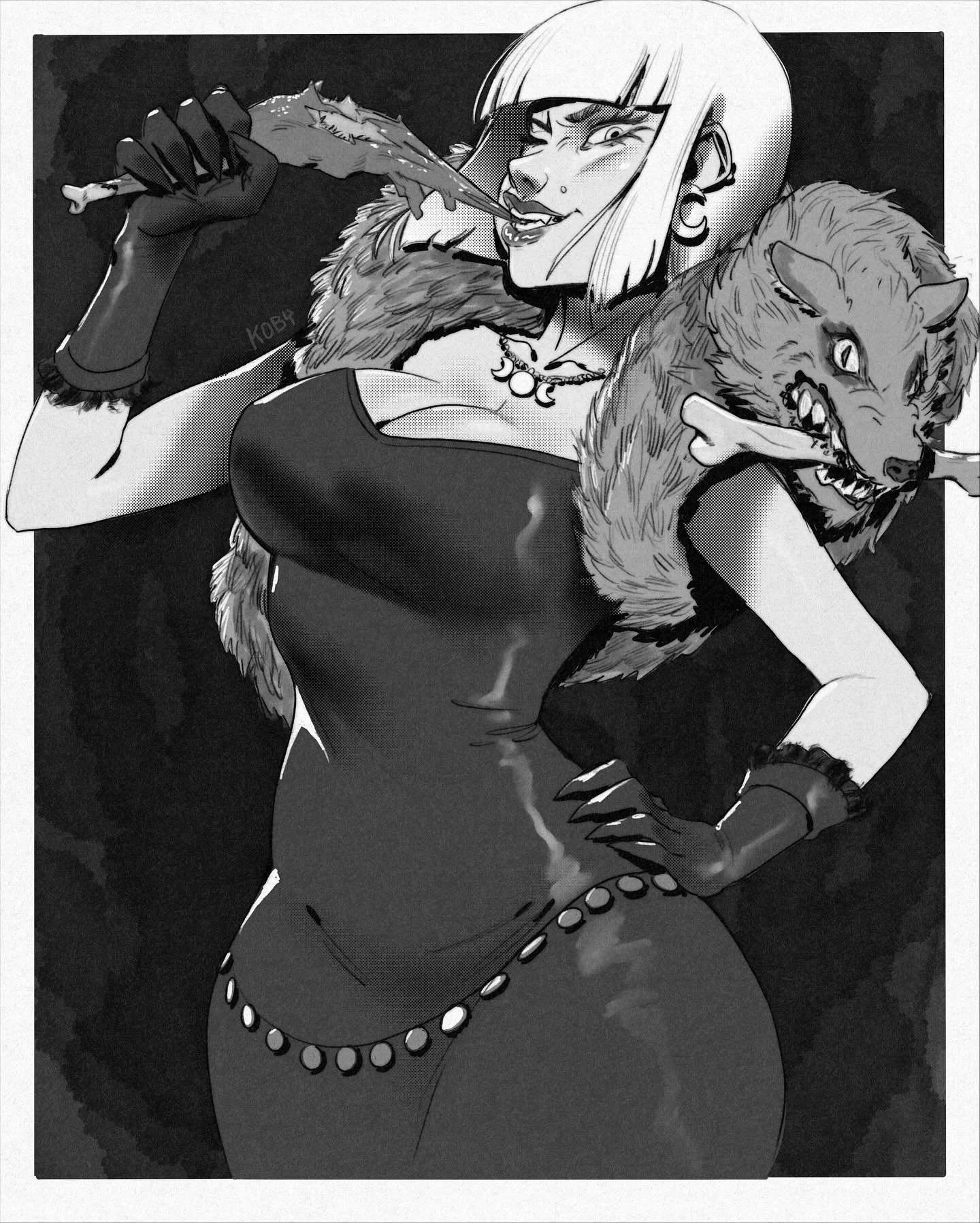 Inktober Day 12: Shredded 🍖

The hunt for the best dressed is over. A sharp sense of fashion as unafraid to bite back as she is.

@inktober

#Inktober #Inktober2025 #DigitalArt #LineArt #InktoberDay12 #Shredded #WerewolfArt #manga #animegirl #DarkFa