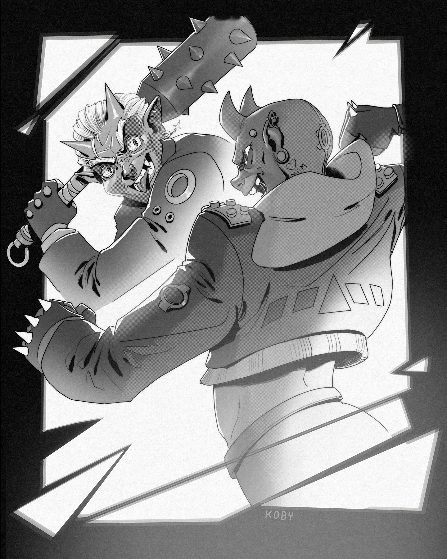 Inktober Day 24: Rowdy 💥
The brawl has begun
@inktober
#Inktober #Inktober2025 #DigitalArt #LineArt #InktoberDay24 #Rowdy #Punk #Brawl #CharacterDesign #Illustration #ArtistOnInstagram #ProcreateArt #demons #cyberpunk #darkart