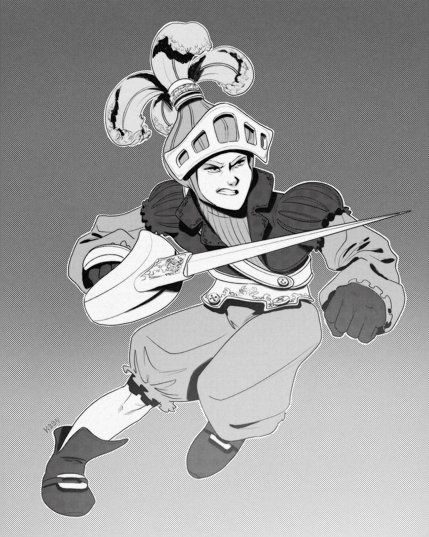 Inktober Day 27: Onion 🗡️

The legendary Onion Knight from Final Fantasy, ready for battle

#Inktober #Inktober2025 #Onion #OnionKnight #FinalFantasy #FanArt #InkDrawing #TraditionalArt #GamingArt #FantasyArt #SquareEnix #Knight #InktoberDay27 #Illu