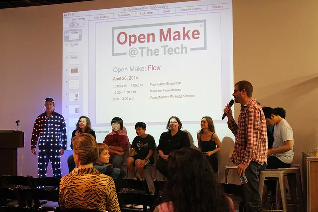 Meet the Makers Panel | Photo courtesy The Tech Museum of Innovation, used with permission