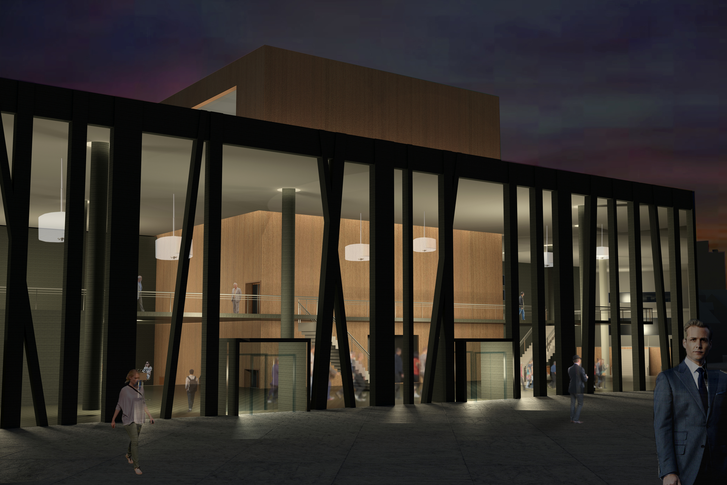 Aalborg Theater ANNO 2013 in the Evening