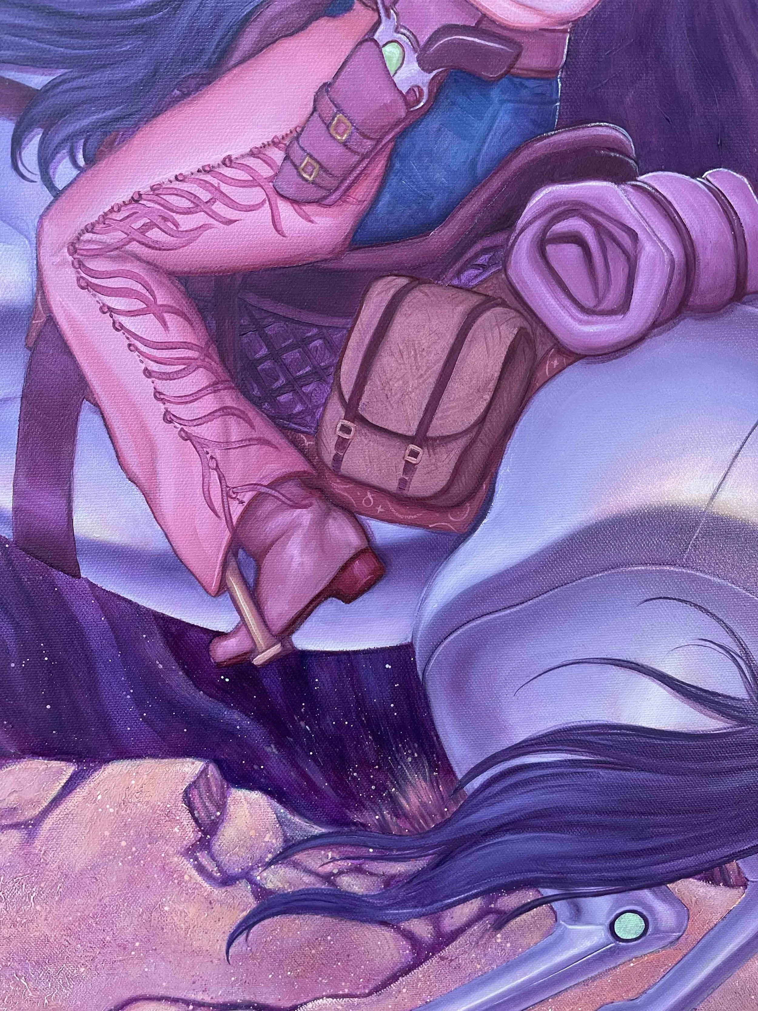 The Bounty Hunter Crossing the Desert - harlequinspaceopera 7.jpg