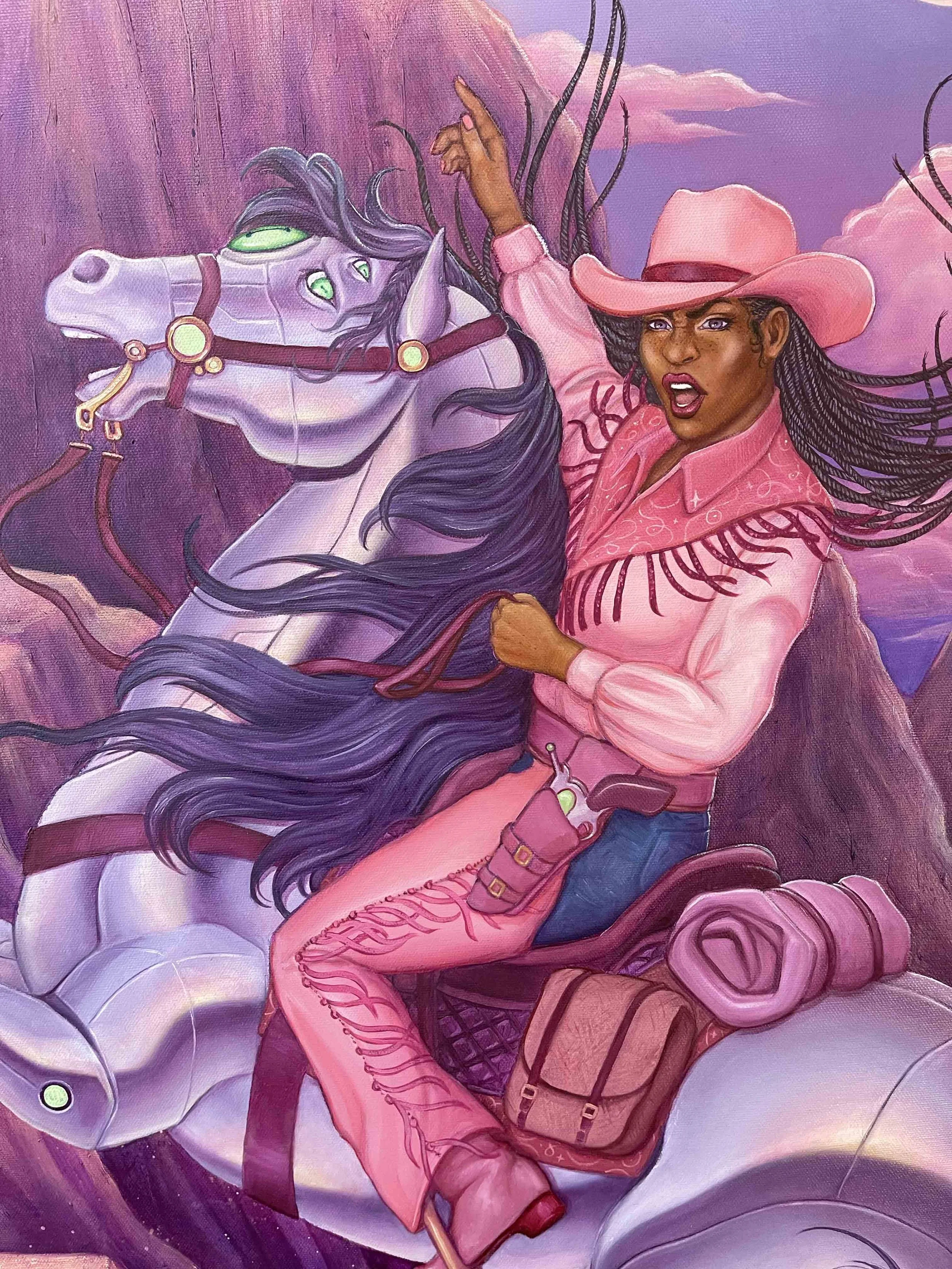 The Bounty Hunter Crossing the Desert - harlequinspaceopera 8.jpg