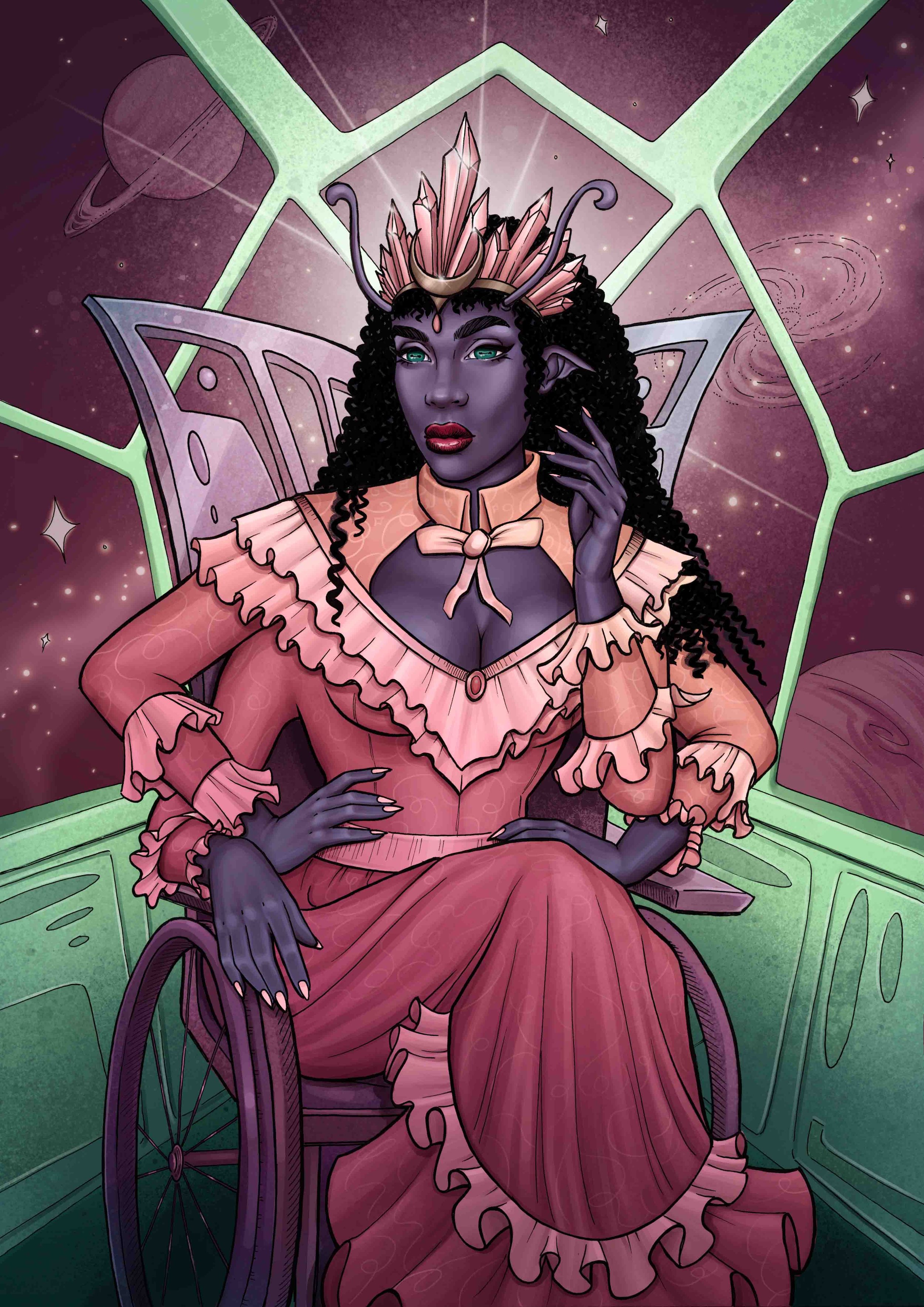 The digital version used for the oracle cards