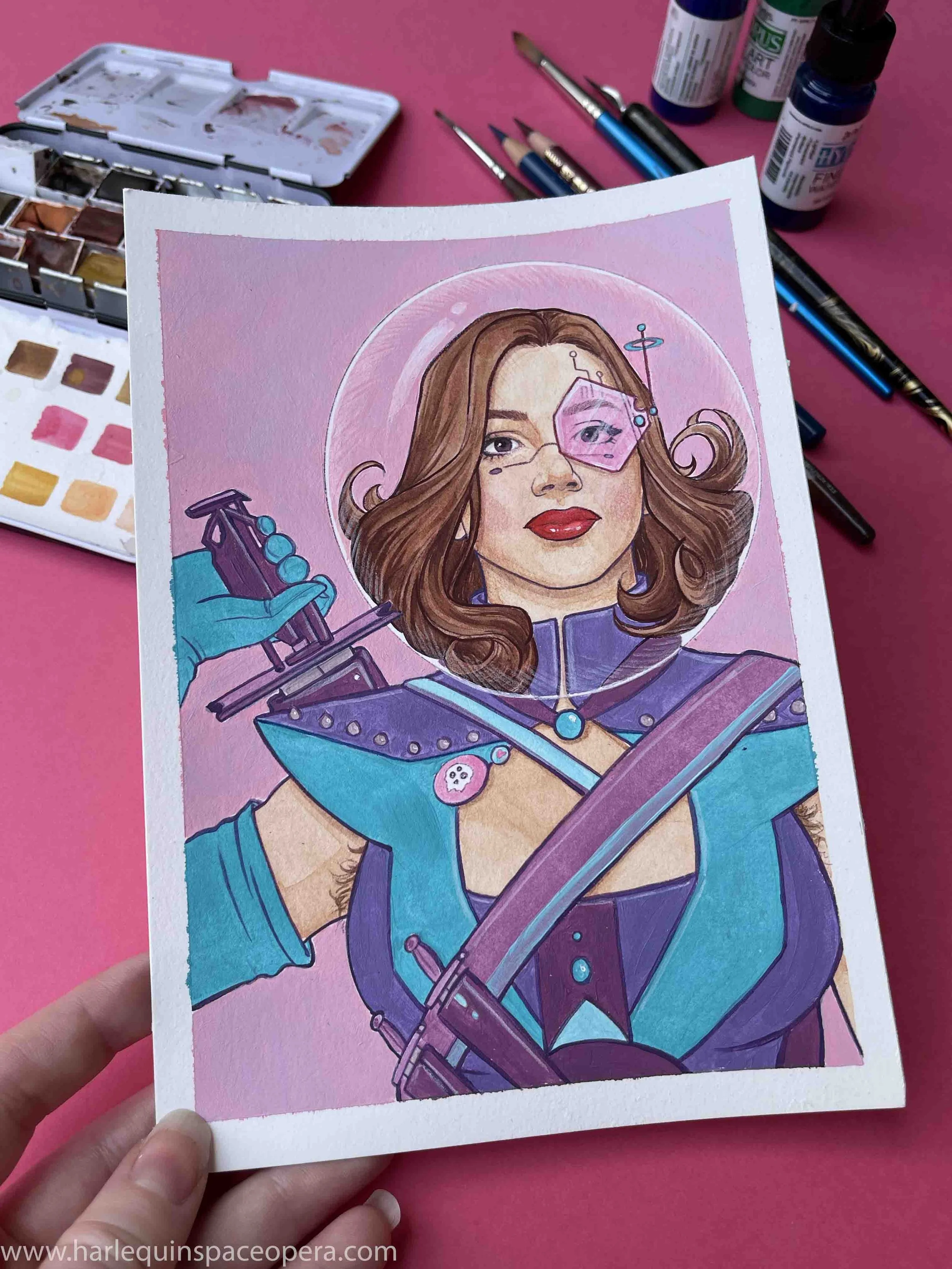 Space babe portraits - harlequinspaceopera 3.jpg