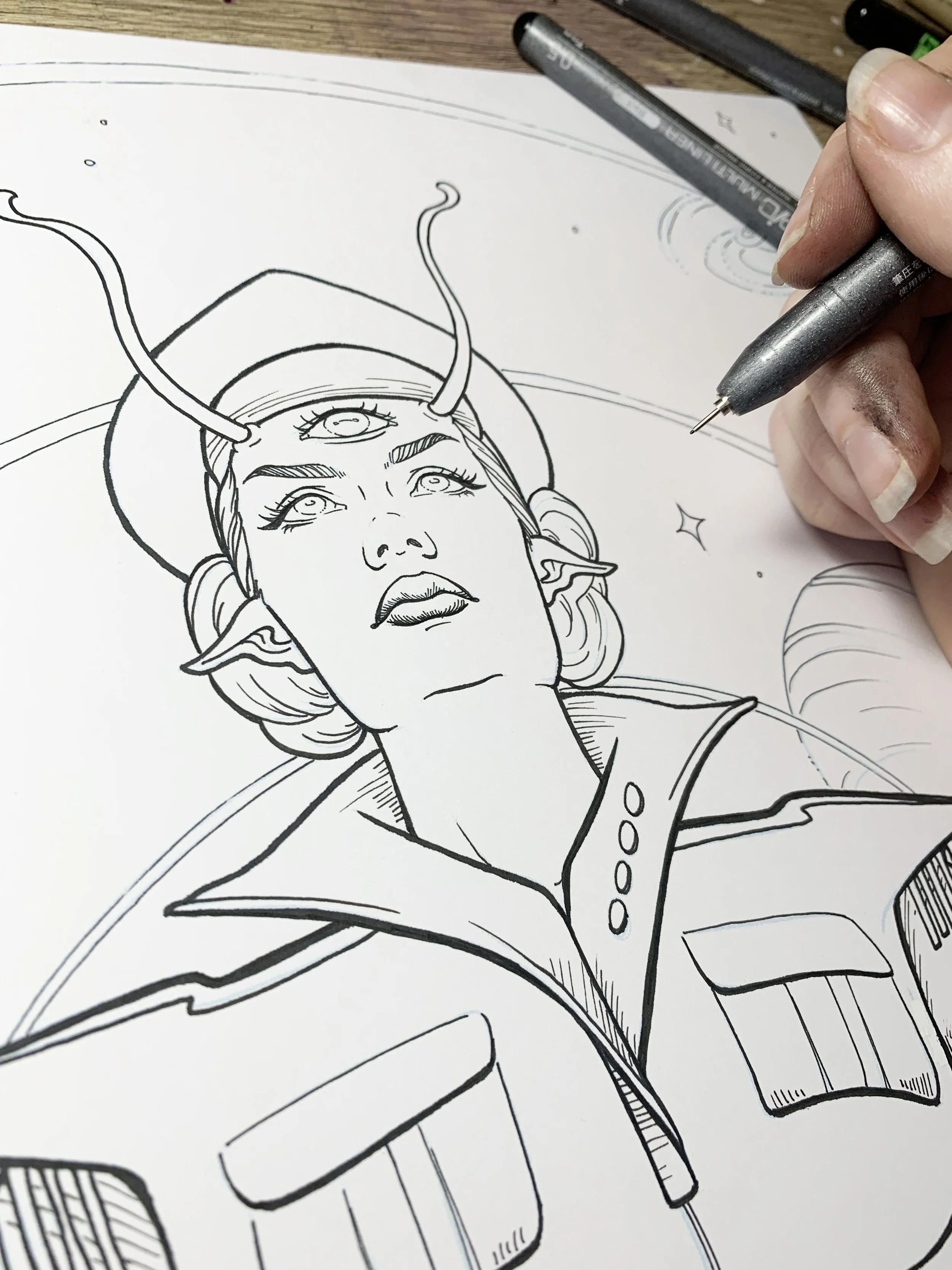 Cowgirls and Aliens PDF Colouring Book