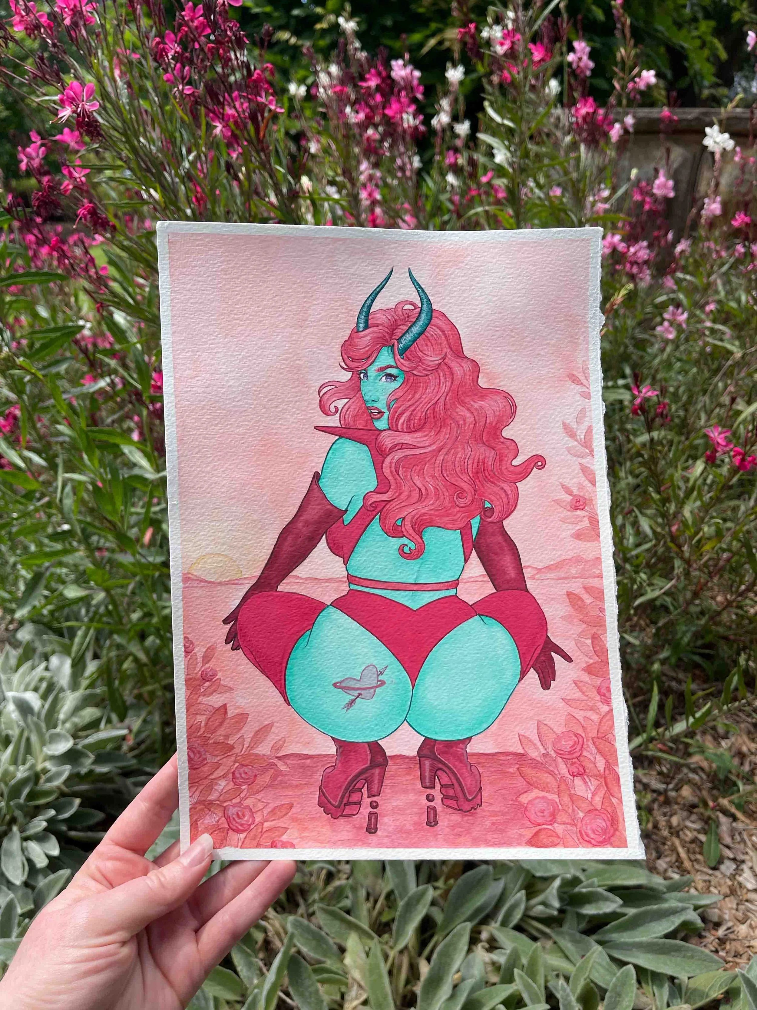 Alien babe portrait - harlequinspaceopera 2.jpg