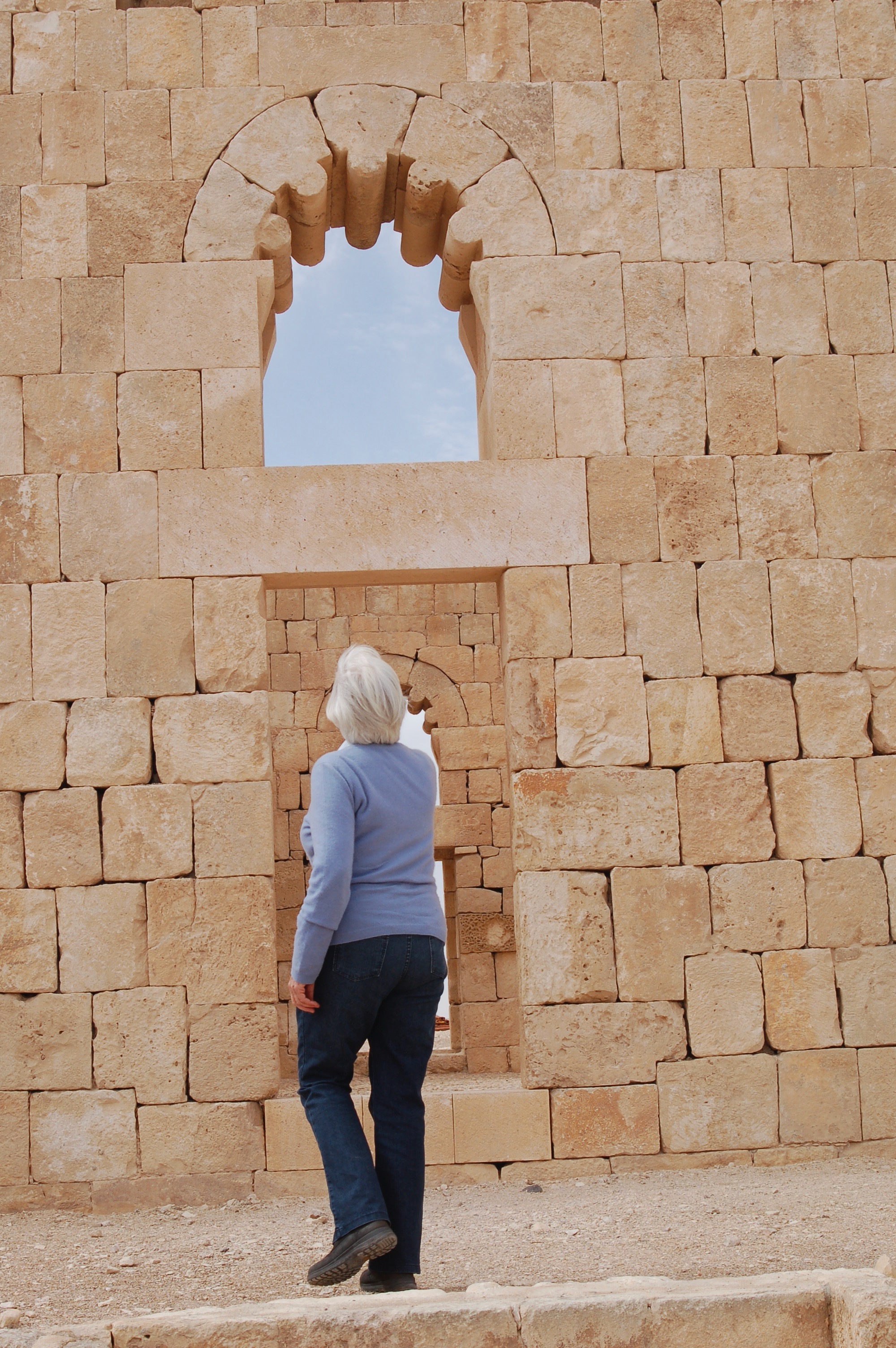 Desert castle visit with Jane Taylor