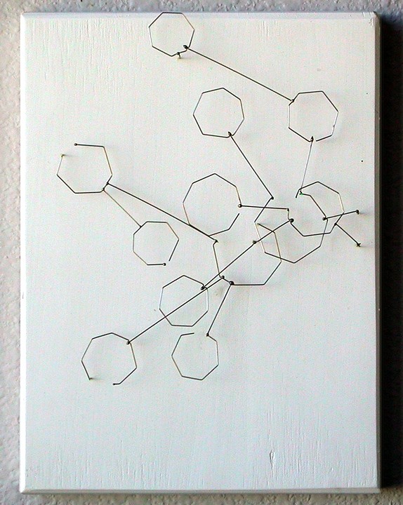  Stainless Steel, Wood. Series of 15 Panels. 2011.&nbsp; 