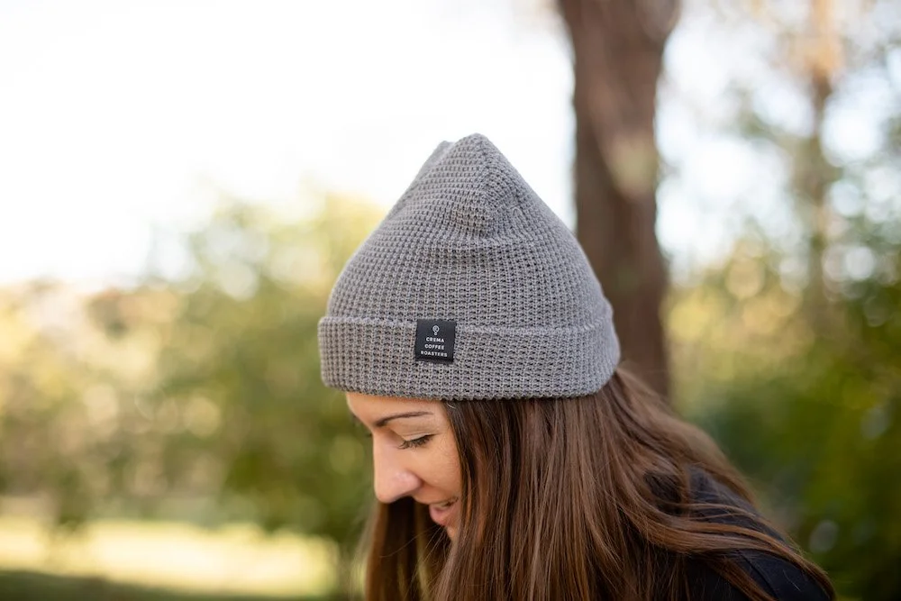 Crema x Known Supply Waffle-Knit Beanie 