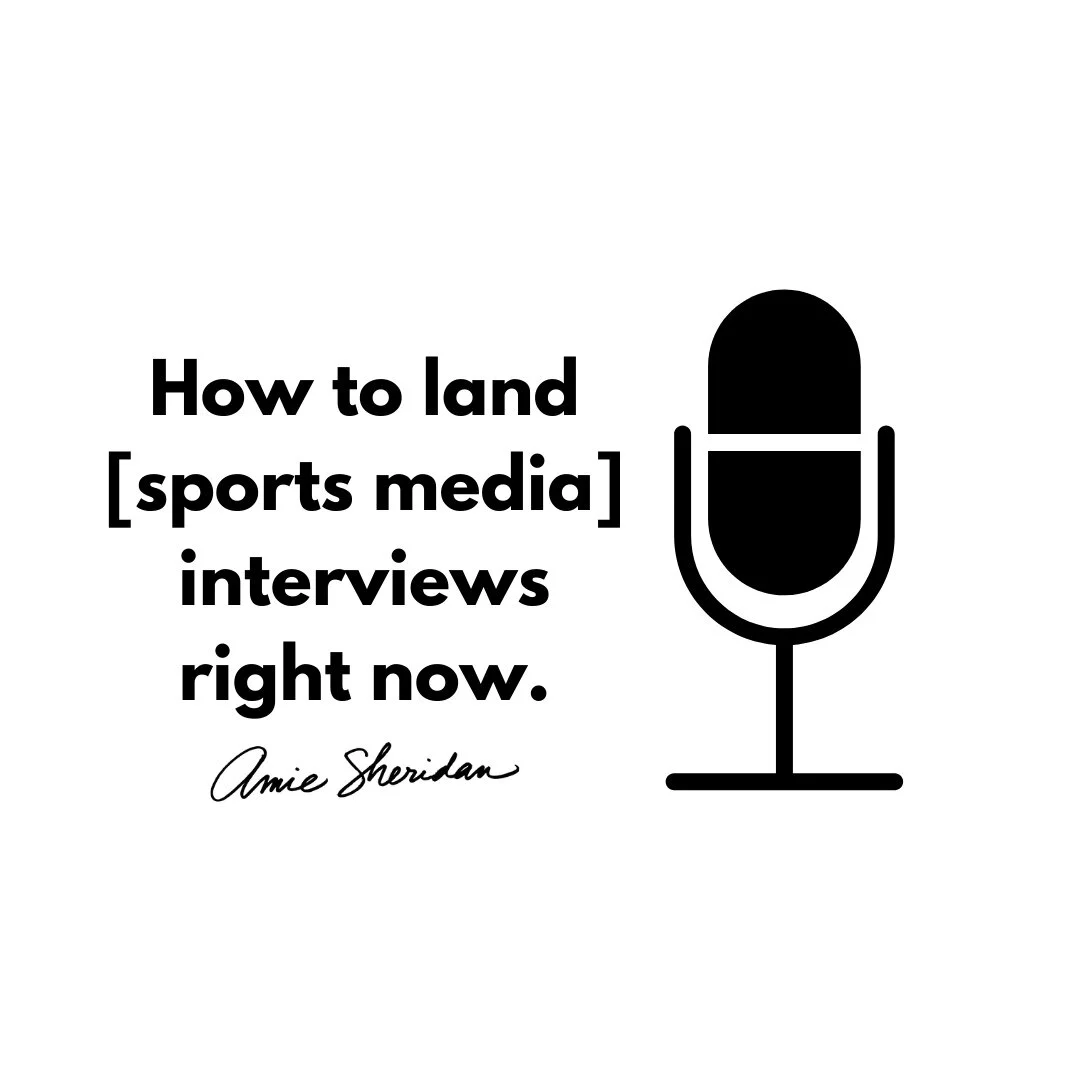 How to land interviews on top sports industry podcasts and talk shows (right now.)