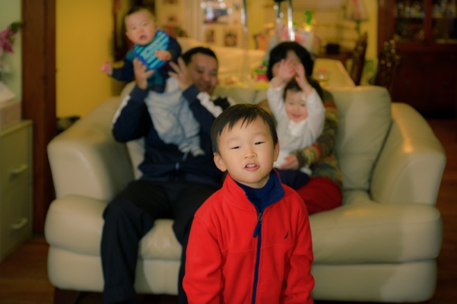 My son the photo bomber...