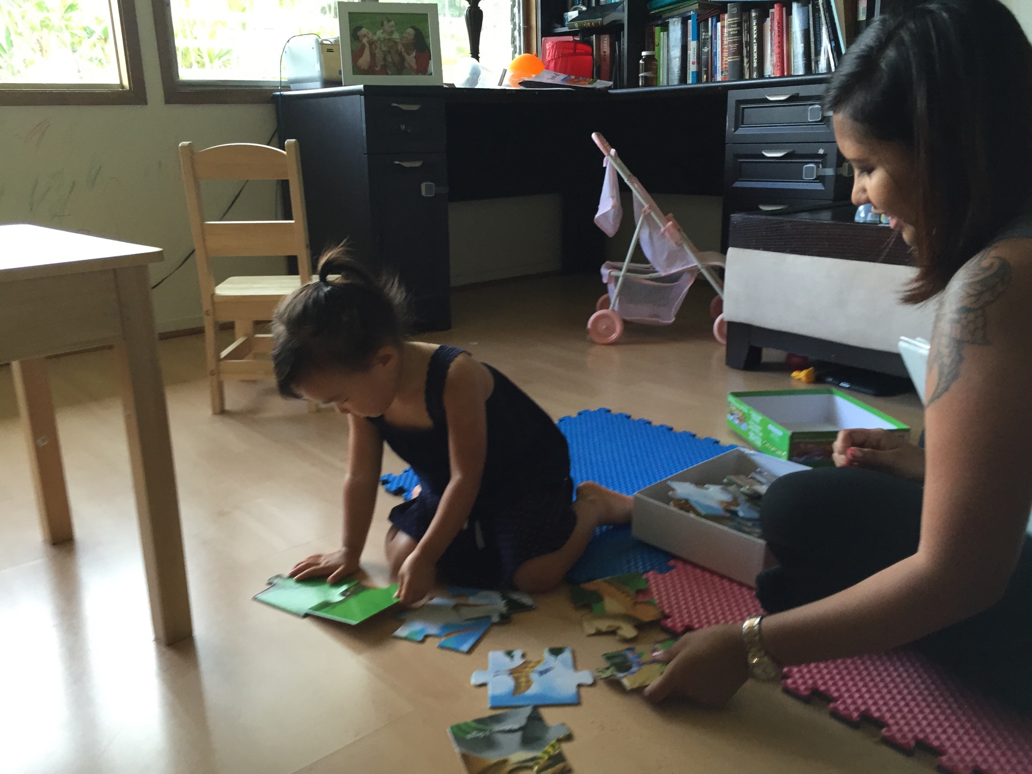 She is still a puzzle addict!