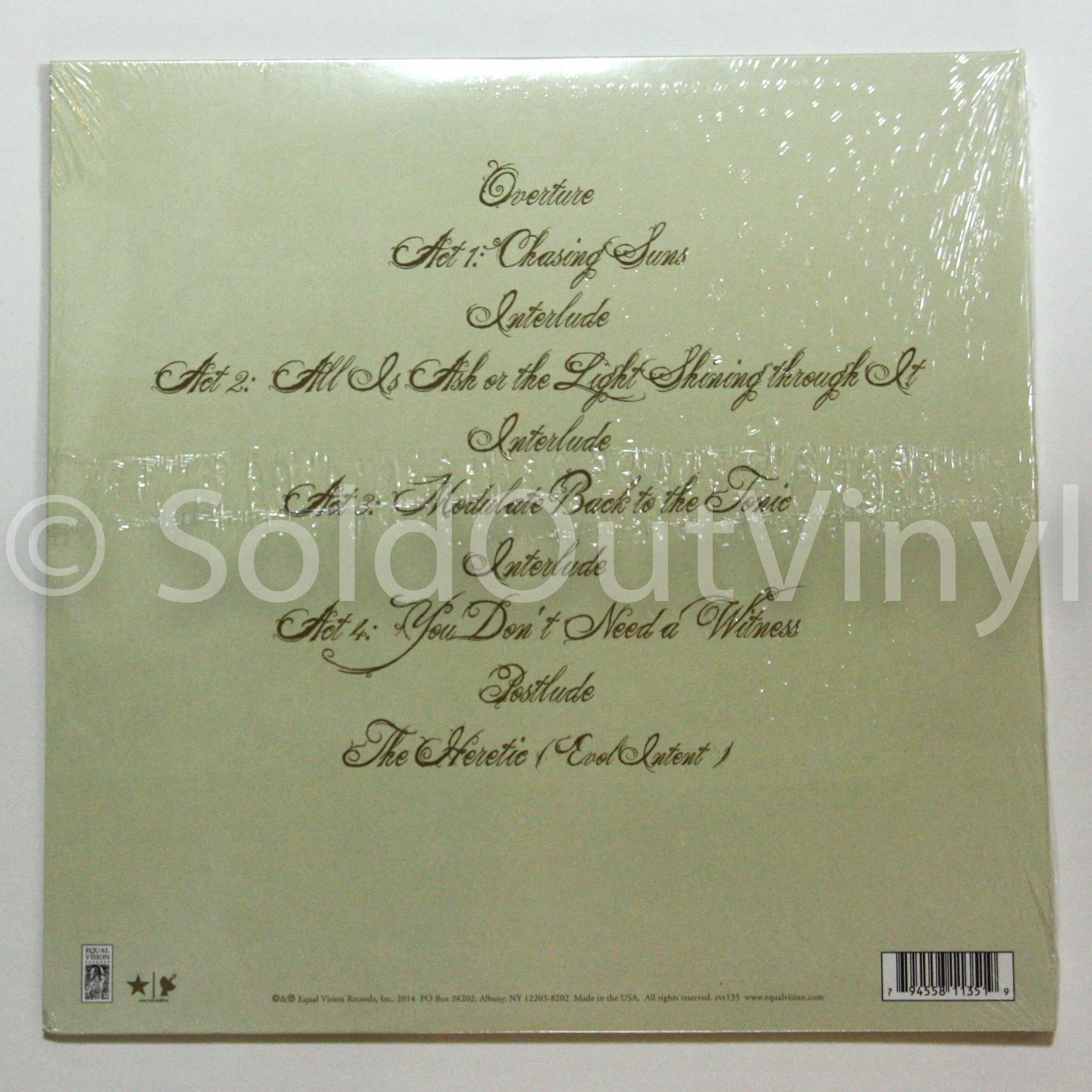 【新品未開封】TSOAF-Tiger and The Duke LP 新品未開封】TSOAF-Tiger and The Duke LP The Sound Of Animals
