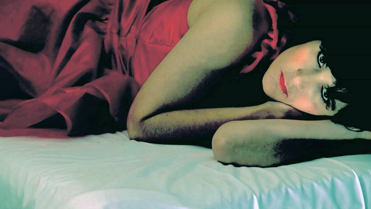 still image: Inez de Vega, Dying not to be , 2013, HD video
