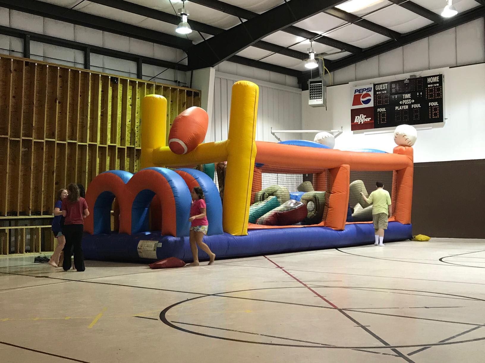 Check out this inflatable castle.