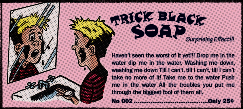 Trick Black Soap Comic Book Ad