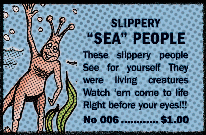 Slippery Sea People Comic Book Ad