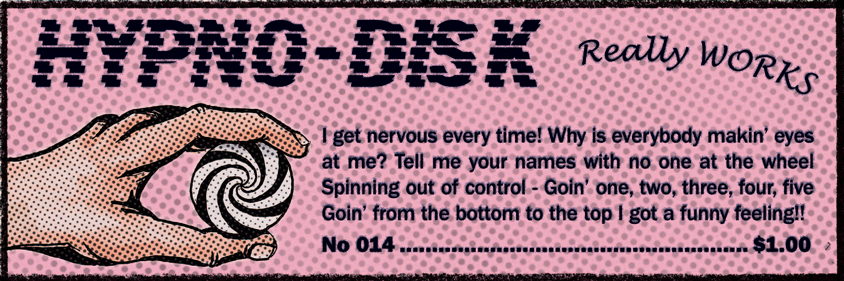 Hypno-Disk Comic Book Ad