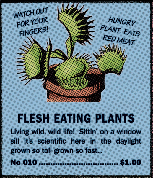 Flesh Eating Plants Comic Book Ad