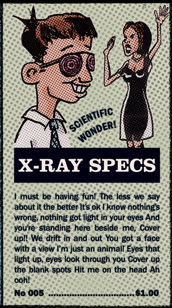 X-Ray Specs Comic Book Ad