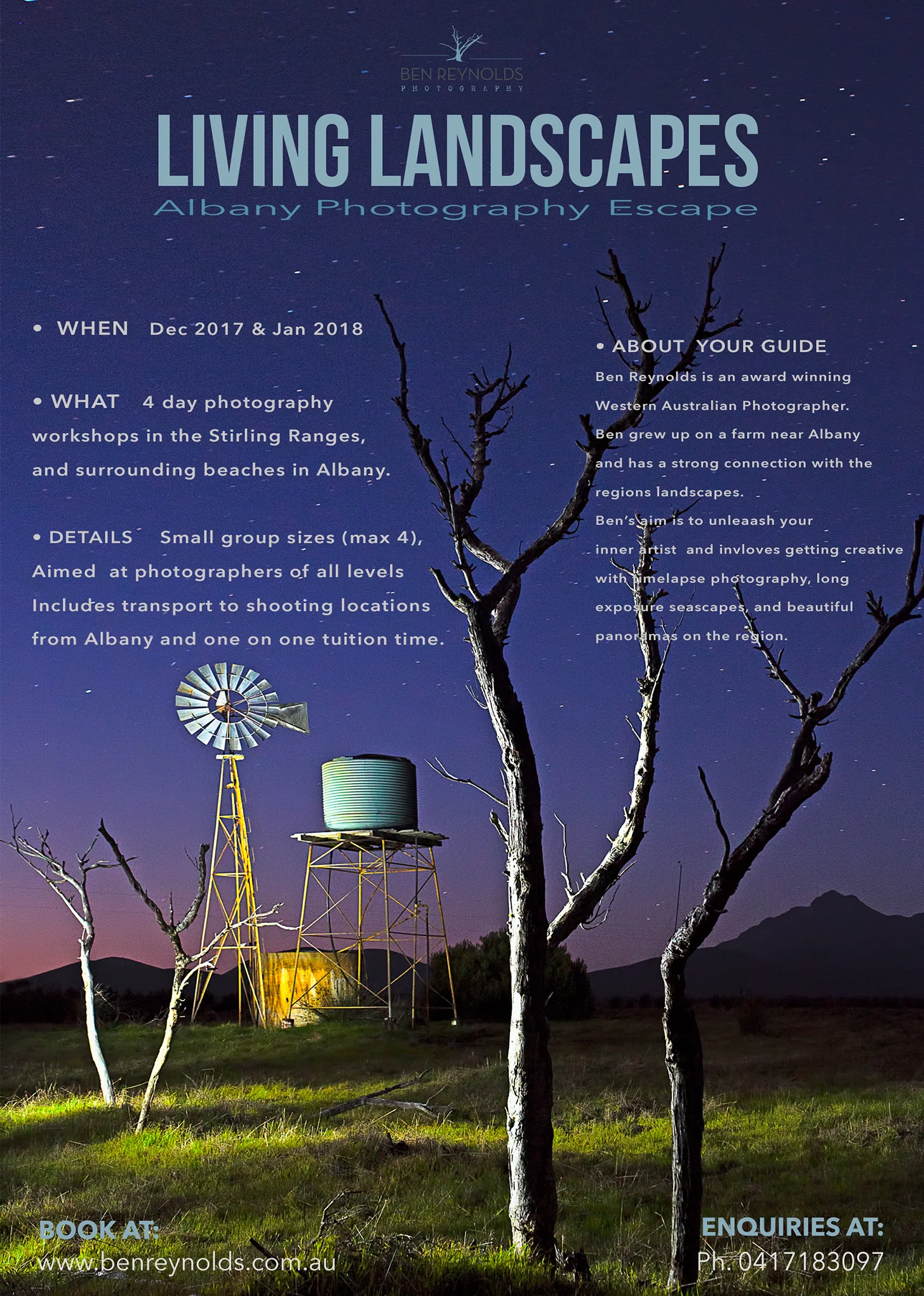 Albany Landscape Photography Workshop - Enrol Now