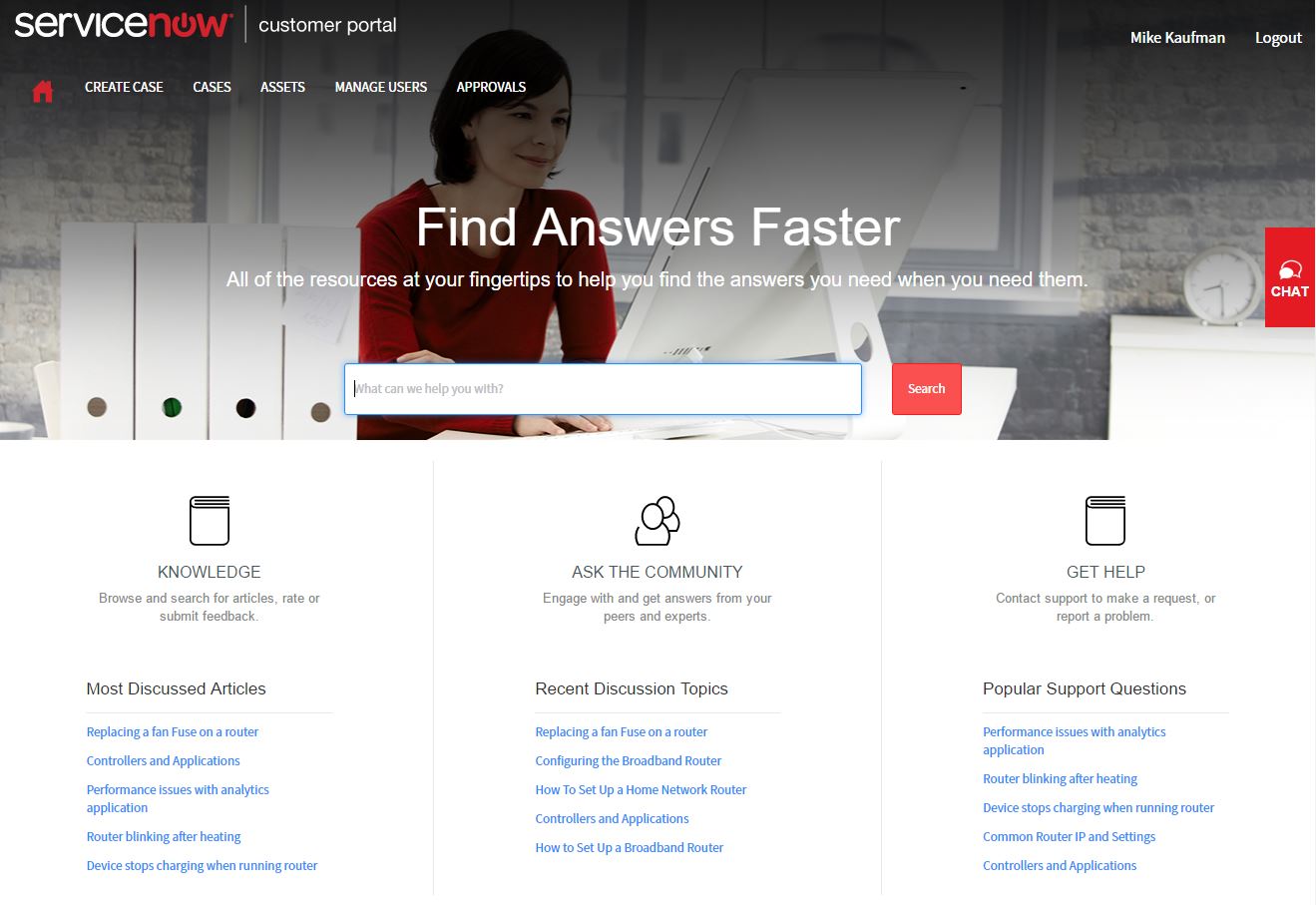 Customer Service Portal