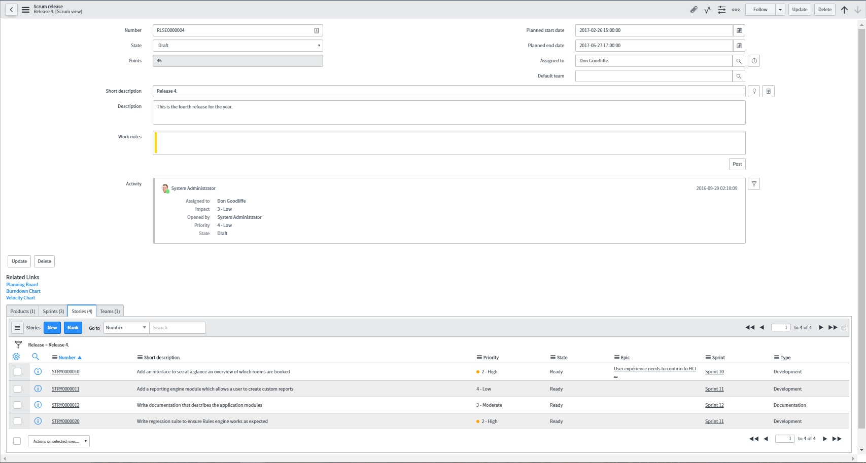 Scrum Release