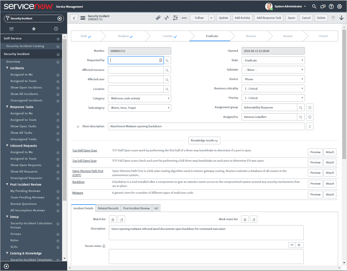 Incident Template Servicenow incident-template-servicenow
