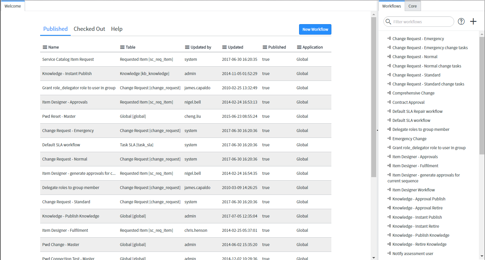 Workflow Editor without the video!