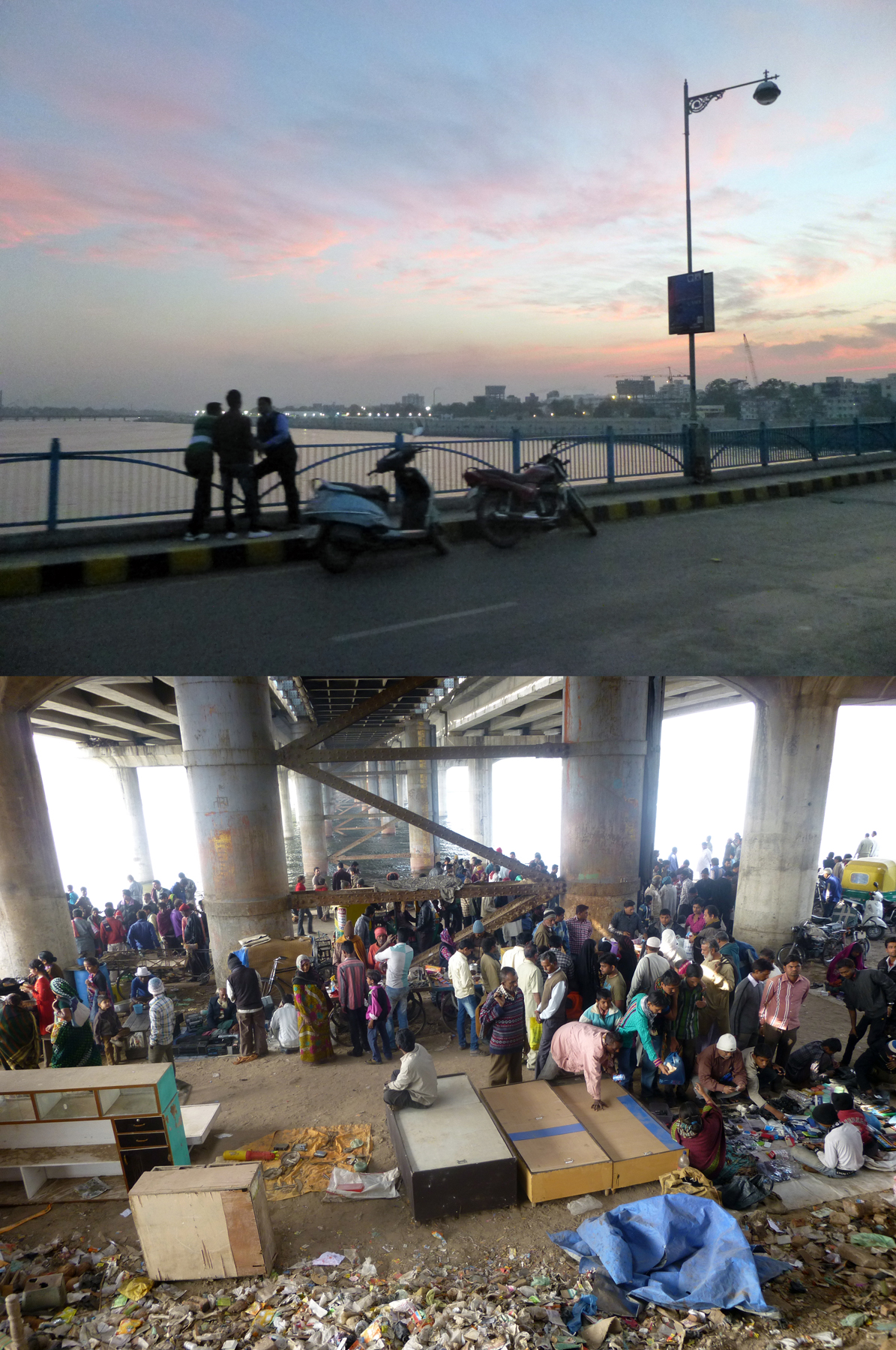 The city’s bridges - places for meeting above and for markets below 