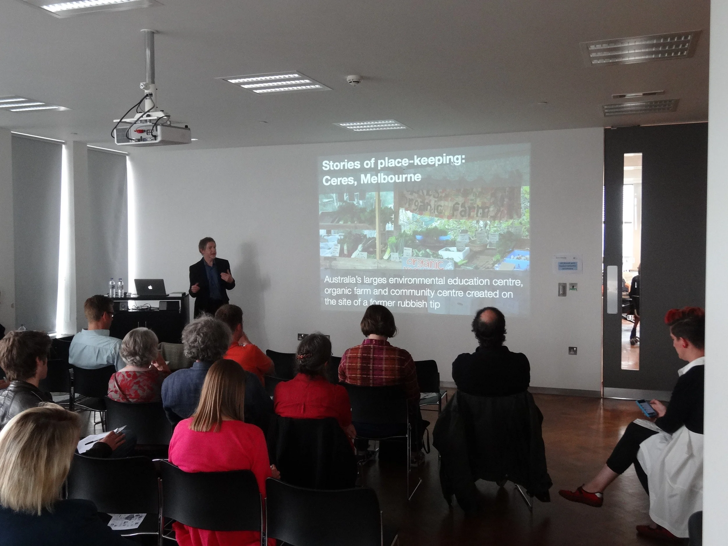 Julian Dobson giving his presentation