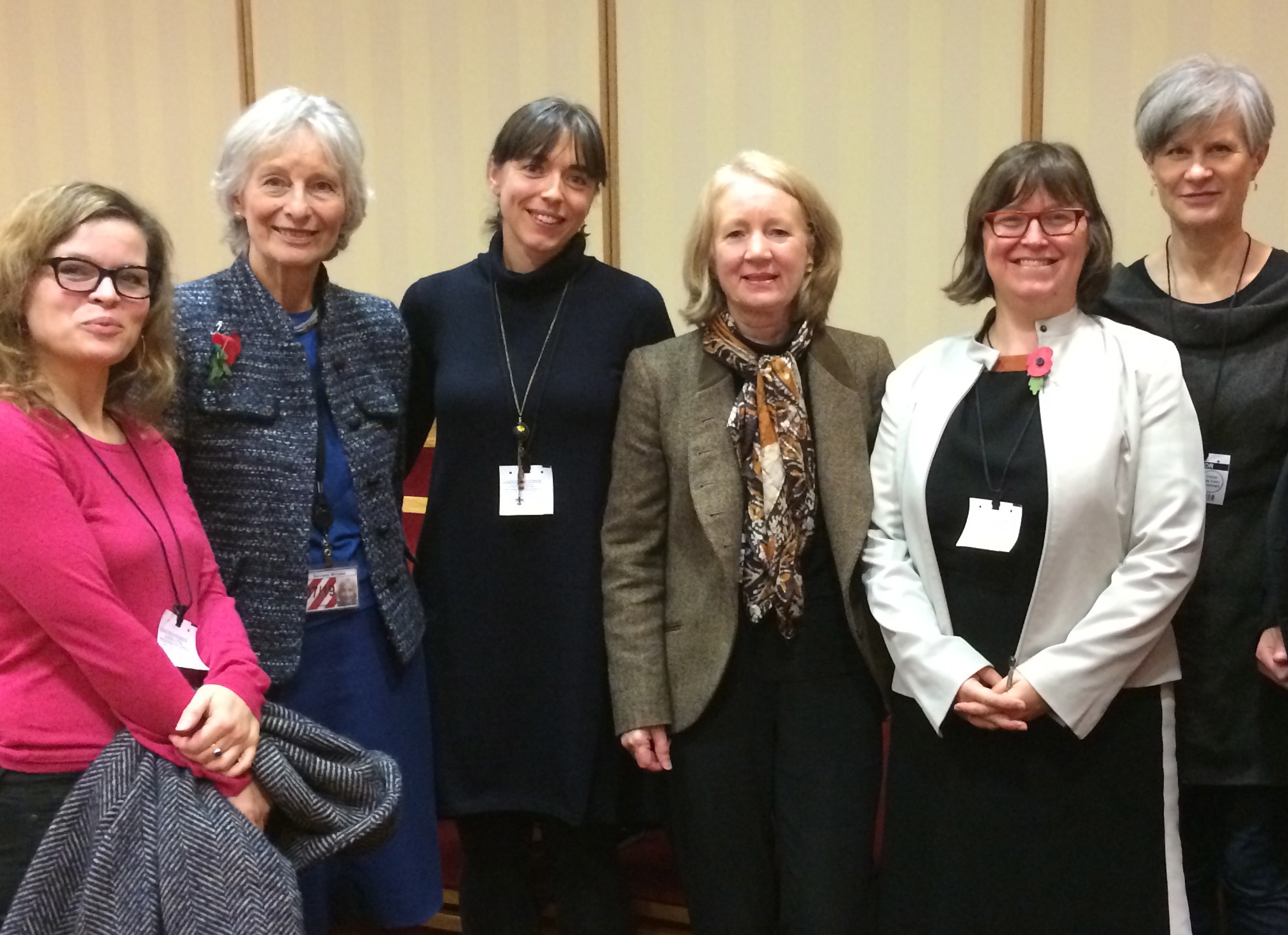 Nicola (third from left) gives evidence at the Design Commission’s Inquiry into the Built Environment and Behaviour, House of Lords, November 2015.
